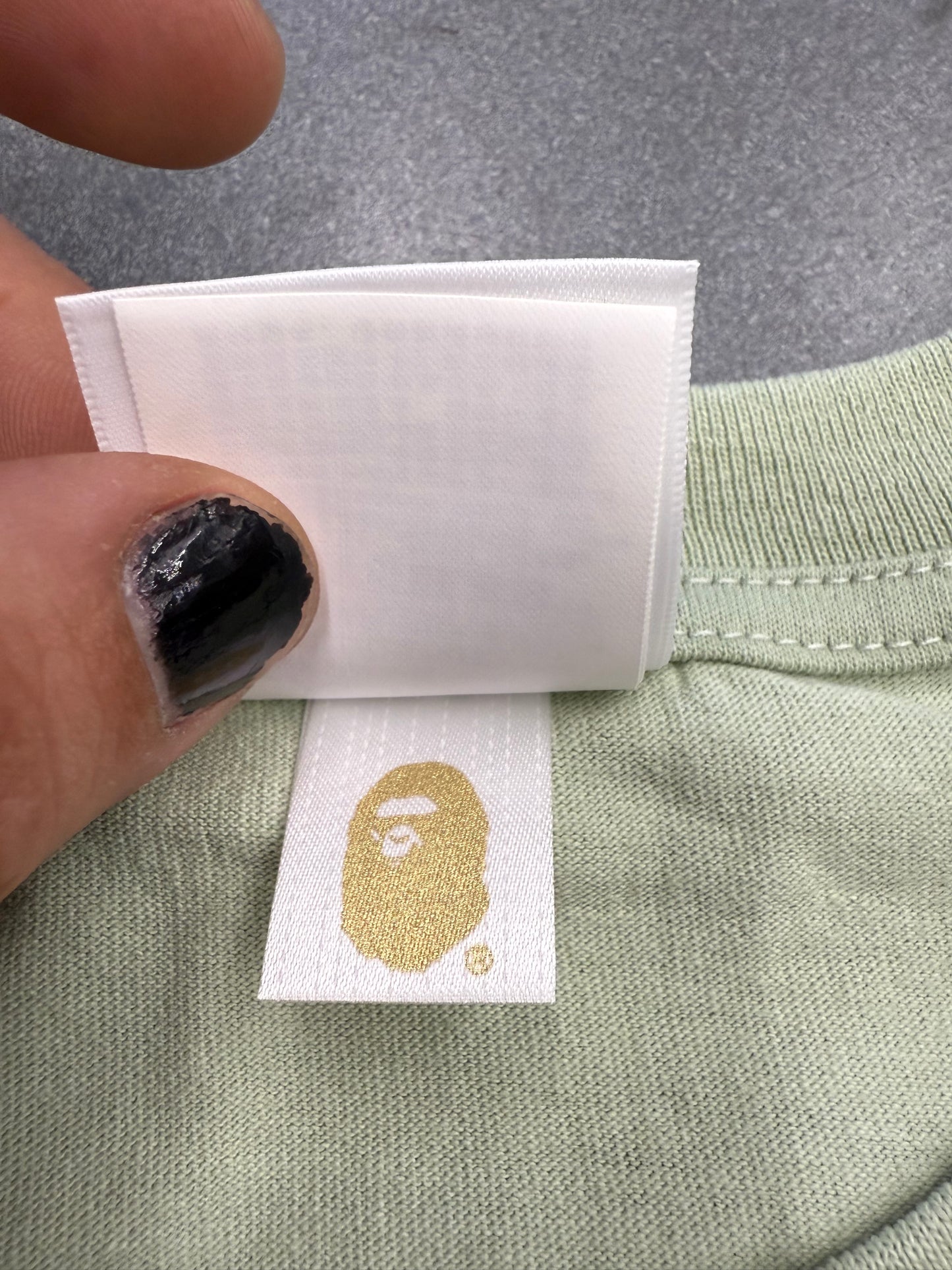 SS23 BAPE POPSICLE TEE - GREEN (L) (NEW IN BAG)