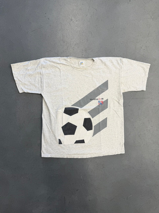 1994 SOCCER WORLD CUP USA SOCCER BALL TEE (FAN TAG)