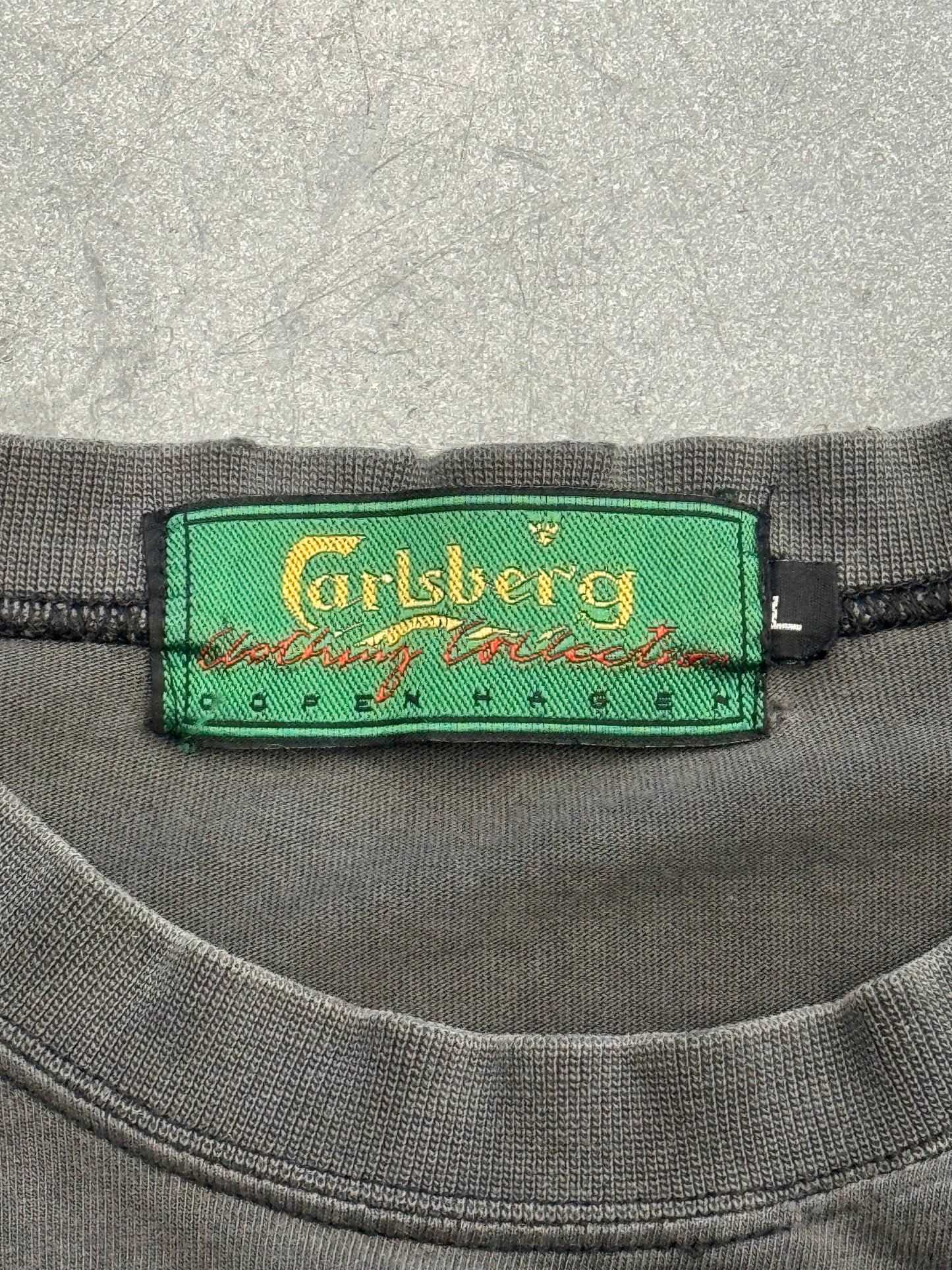 1994 THE MASK FACE THE ACTION CARLSBERG PROMO TEE (CARLSBERG TAG)