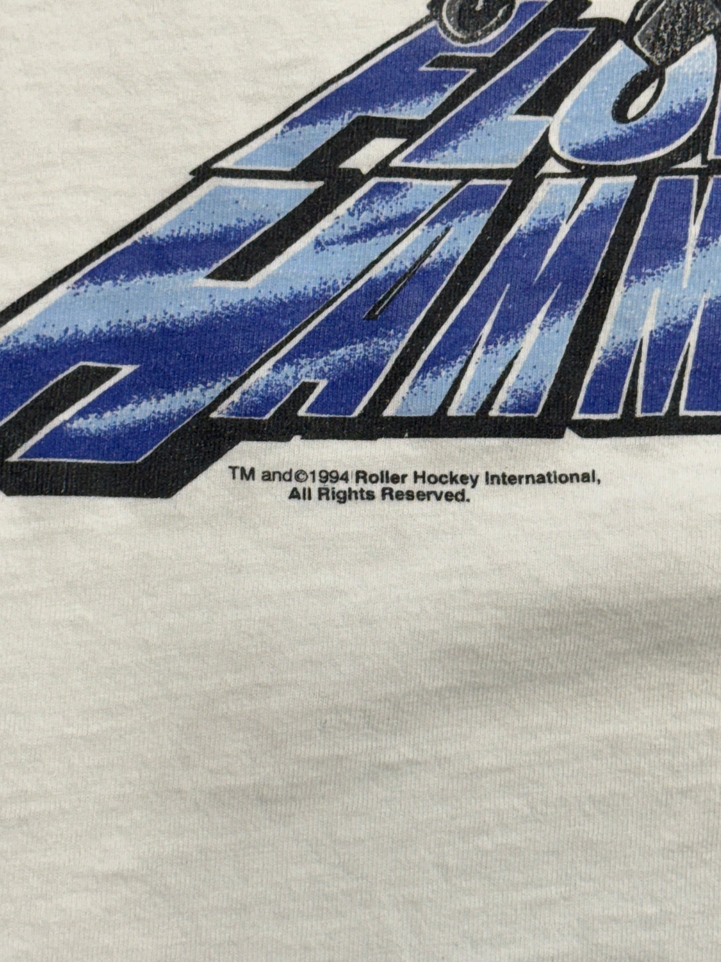 1994 FLORIDA HAMMERHEADS ROLLER HOCKEY INTERNATIONAL TEE (PULLED TAG)