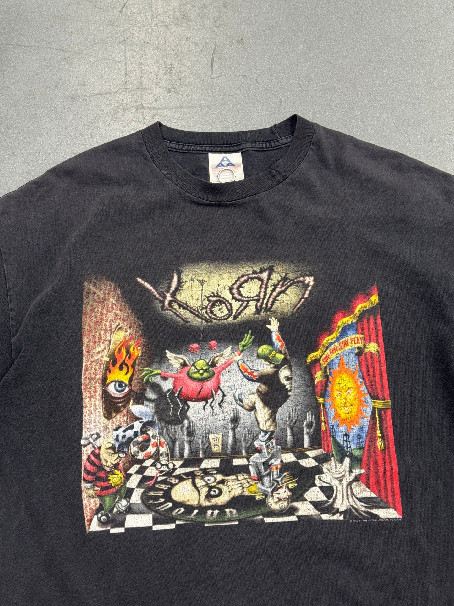 2002 KORN UNTOUCHABLES TOUR TEE (TRIPLE A TAG)