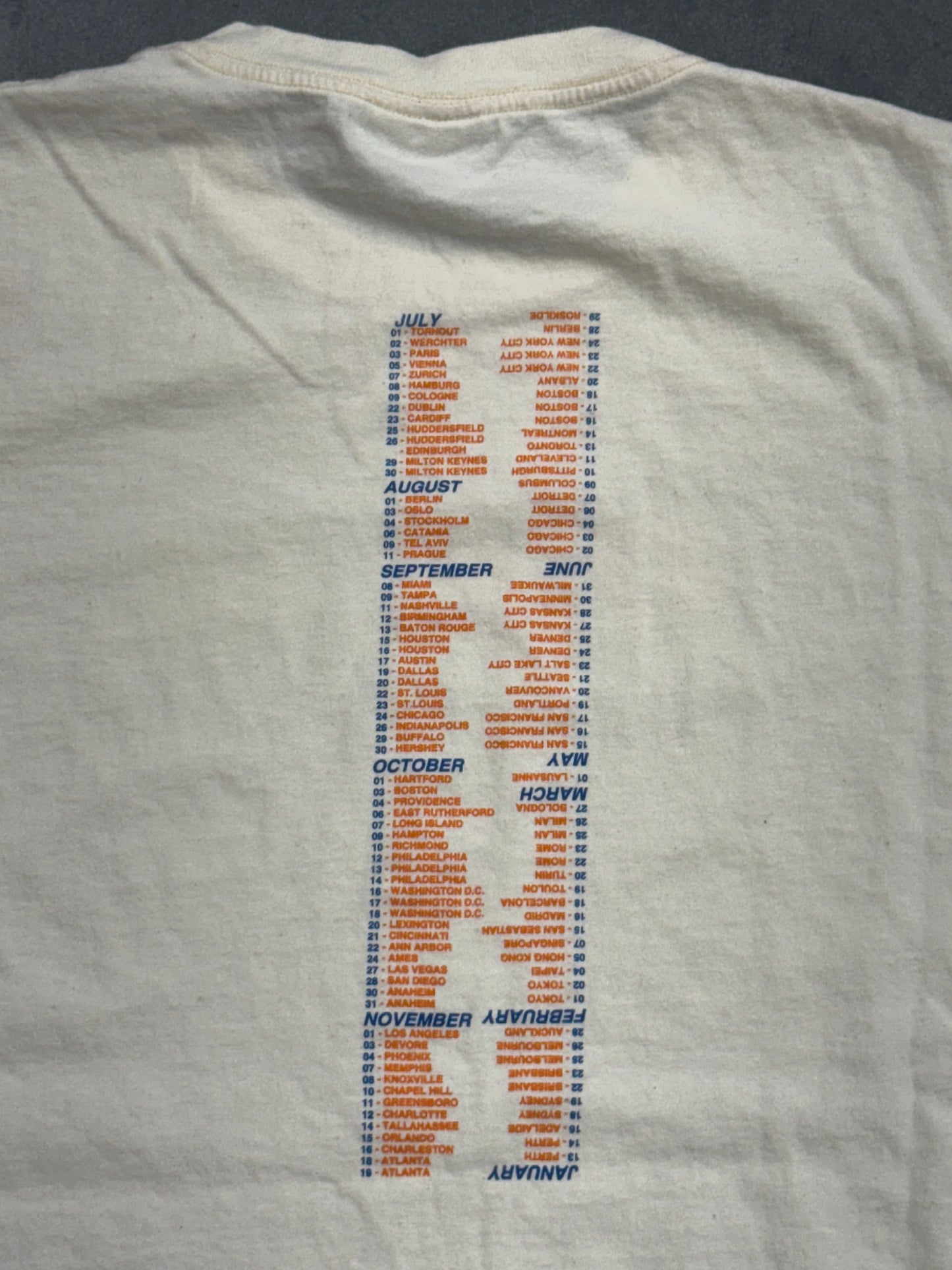 1995 R.E.M. MONSTER WORLD TOUR TEE (NICE MAN TAG)