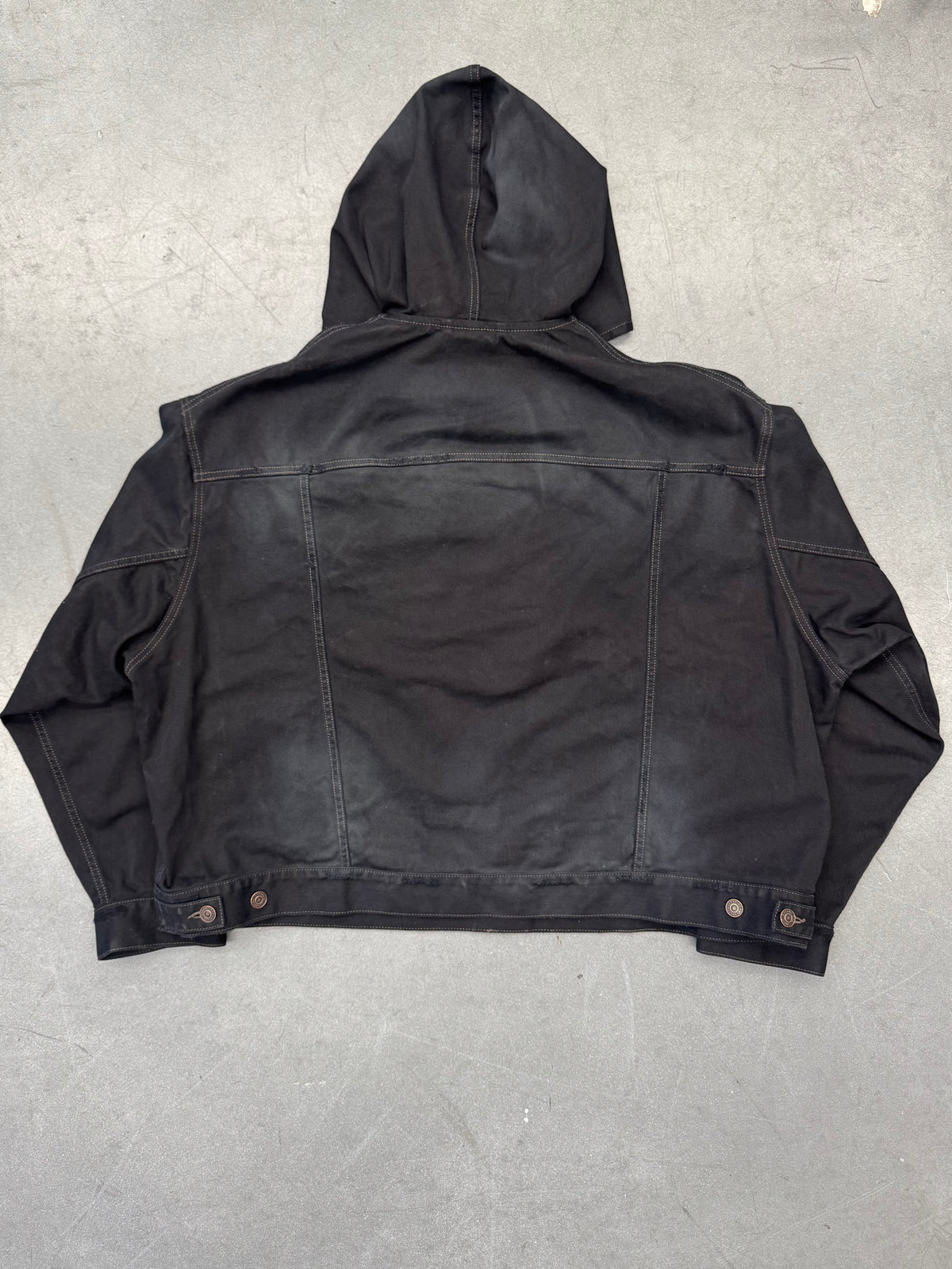 FW22 BALENCIAGA PULL-OVER DENIM JACKET