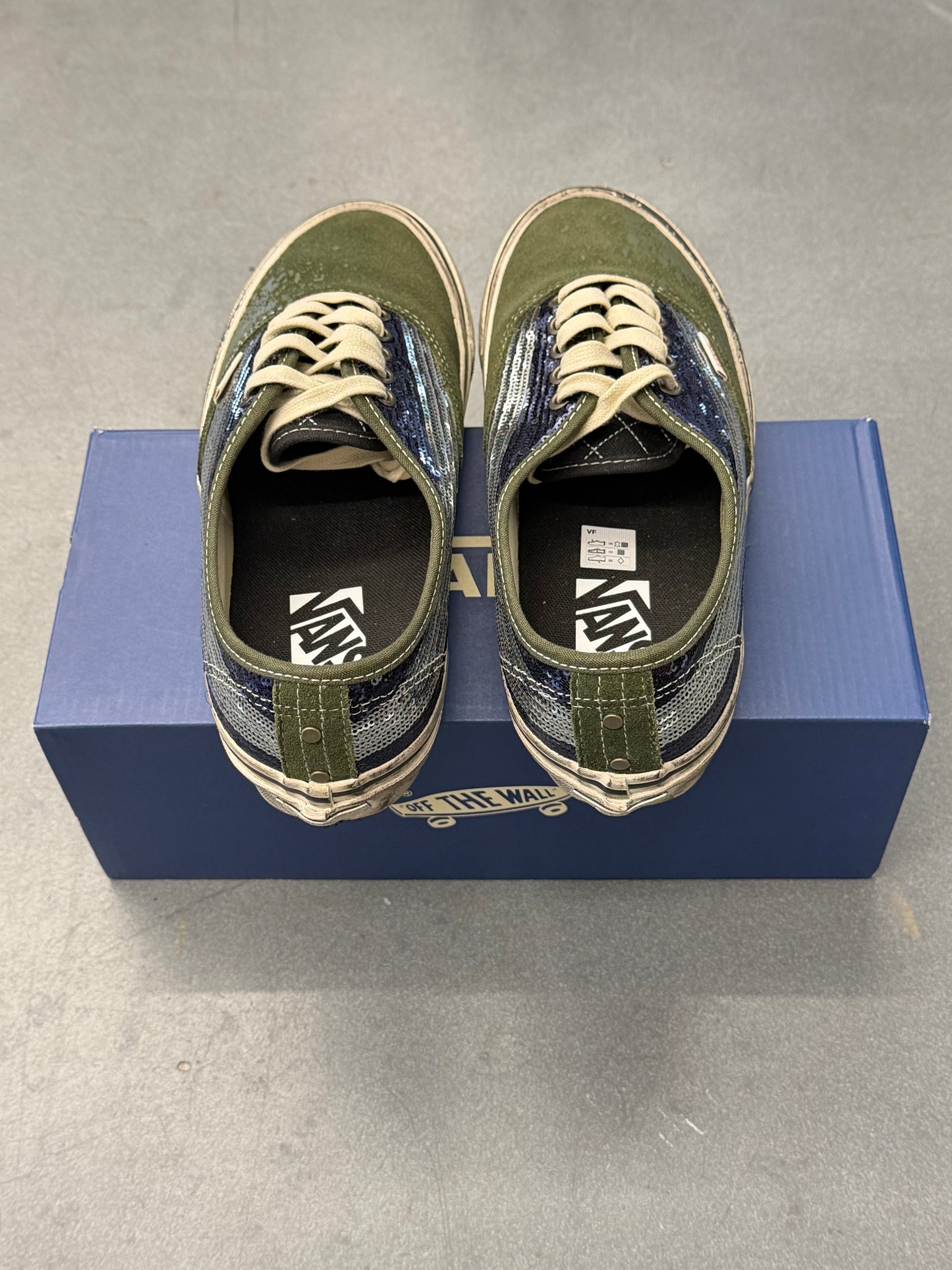 2026 VANS PREMIUM AUTHENTIC LA HABANA - GREEN/BLUE (W/ BOX)