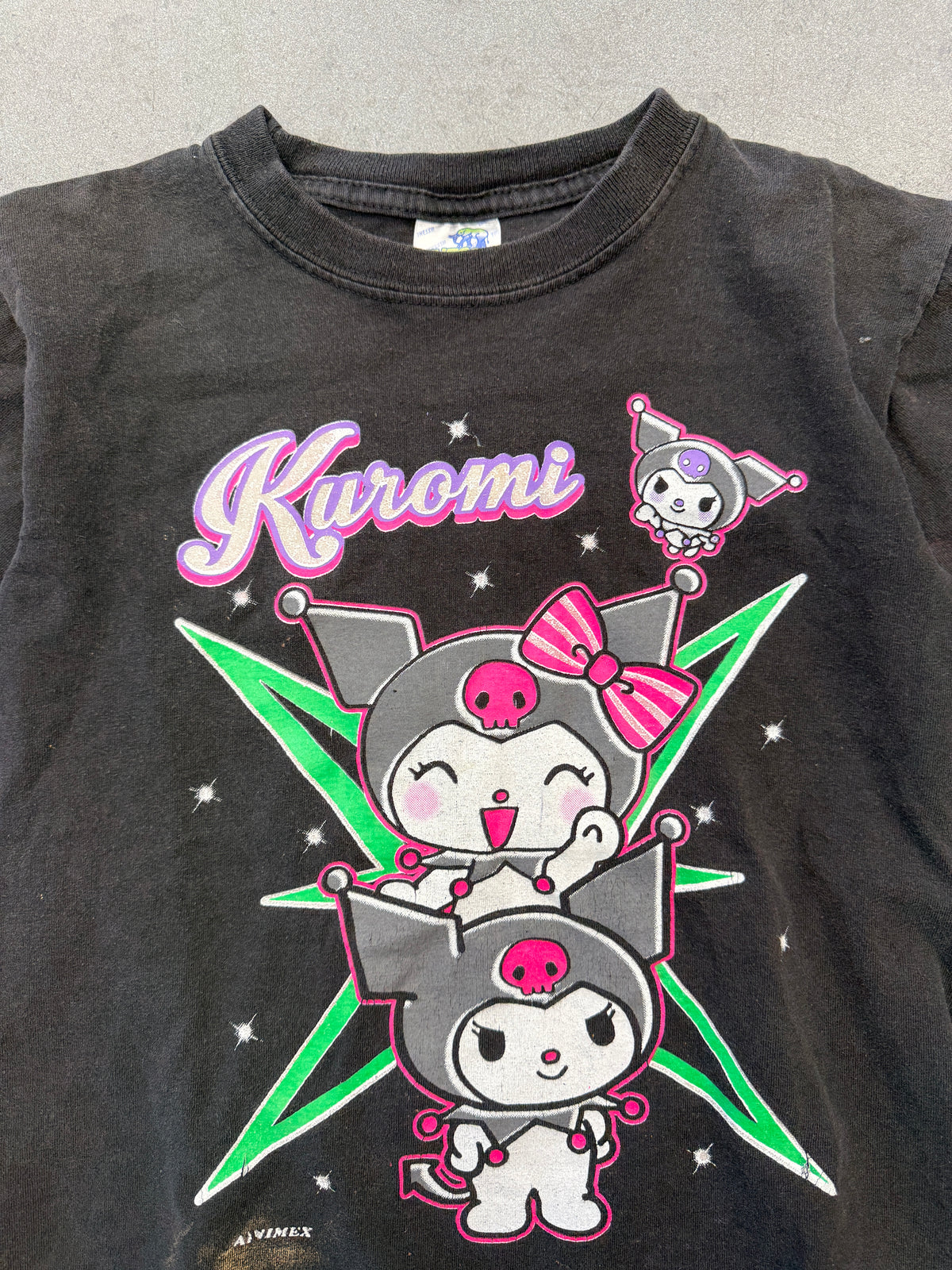 Y2K KUROMI SANRIO ANIMEX TEE (THESSH TAG)