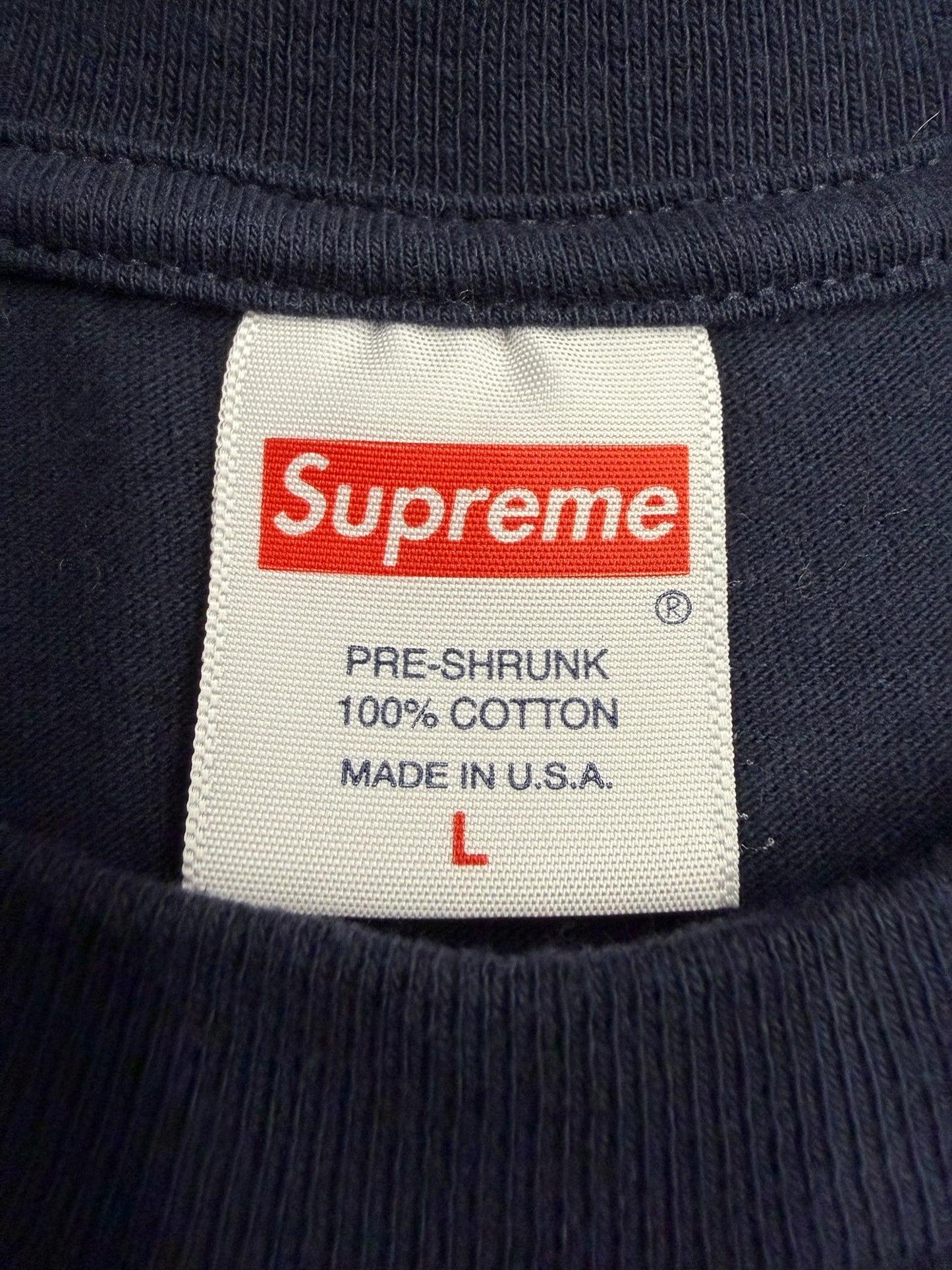 FW23 SUPREME MONT BLANC TEE - NAVY