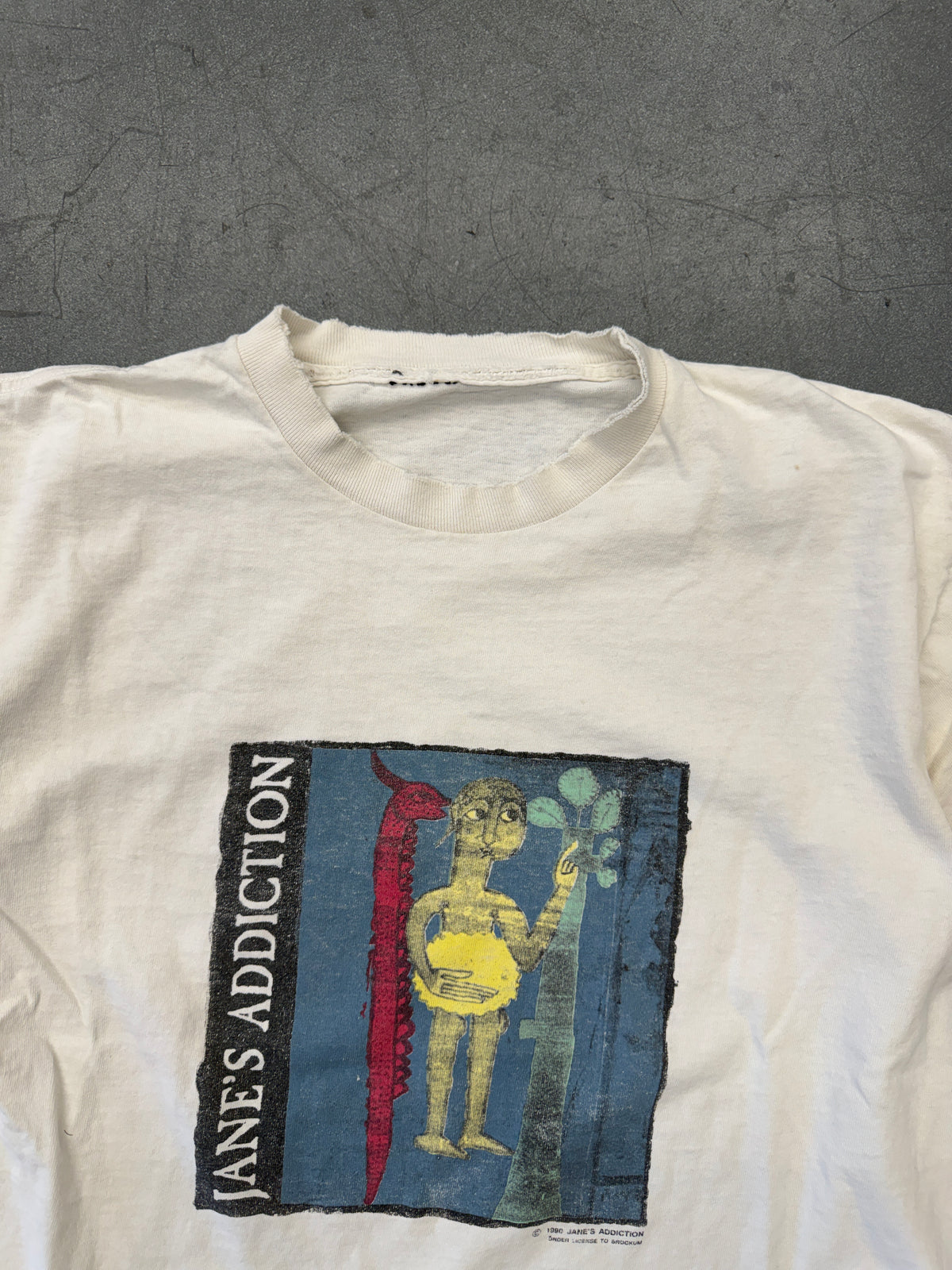 1990 JANE'S ADDICTION RITUAL DE LO HABITUAL TOUR 1991 TEE (PULLED TAG)