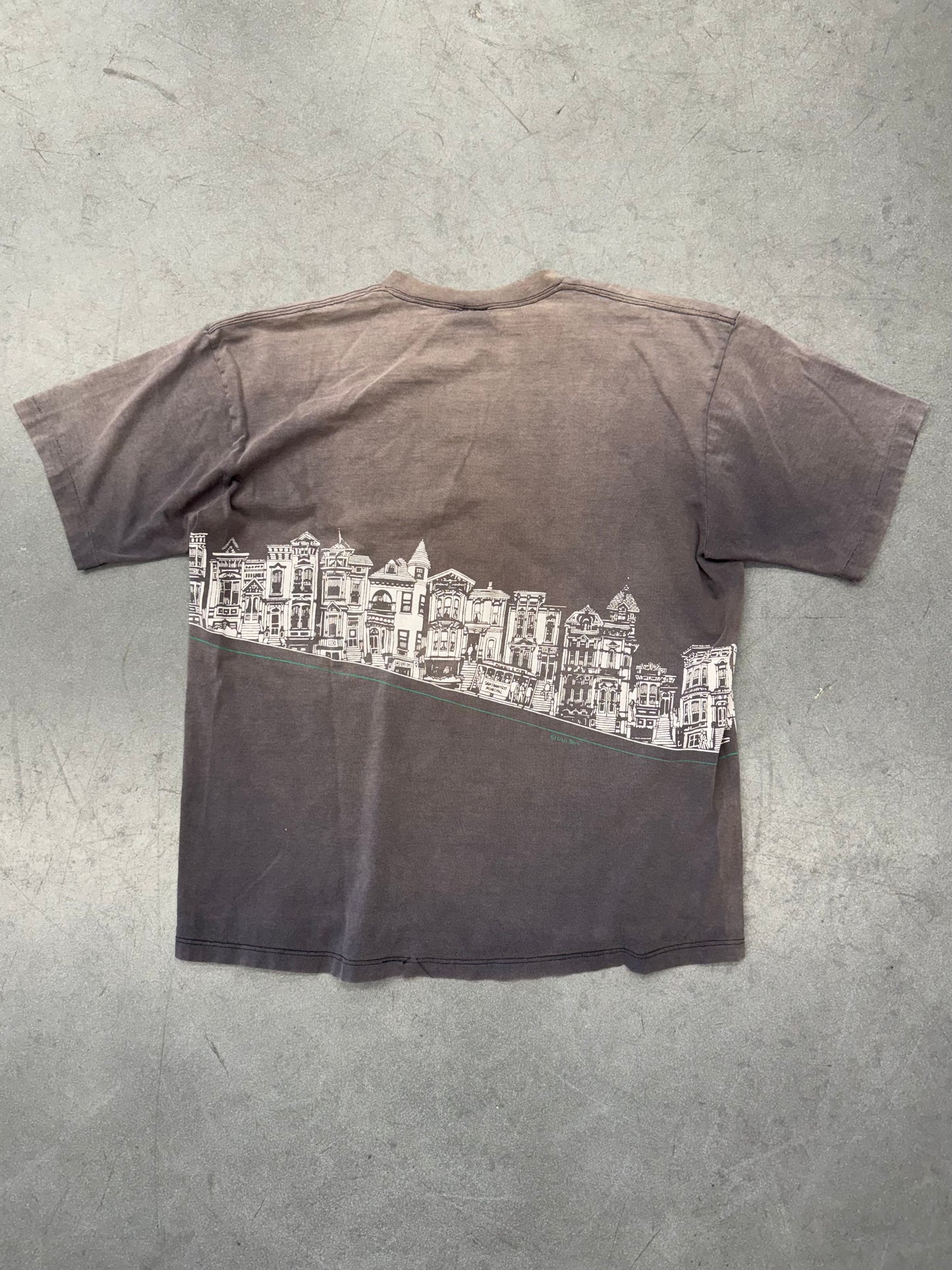 90S SAN FRANCISCO WRAP AROUND CITY TEE (CRAZY SHIRT TAG)