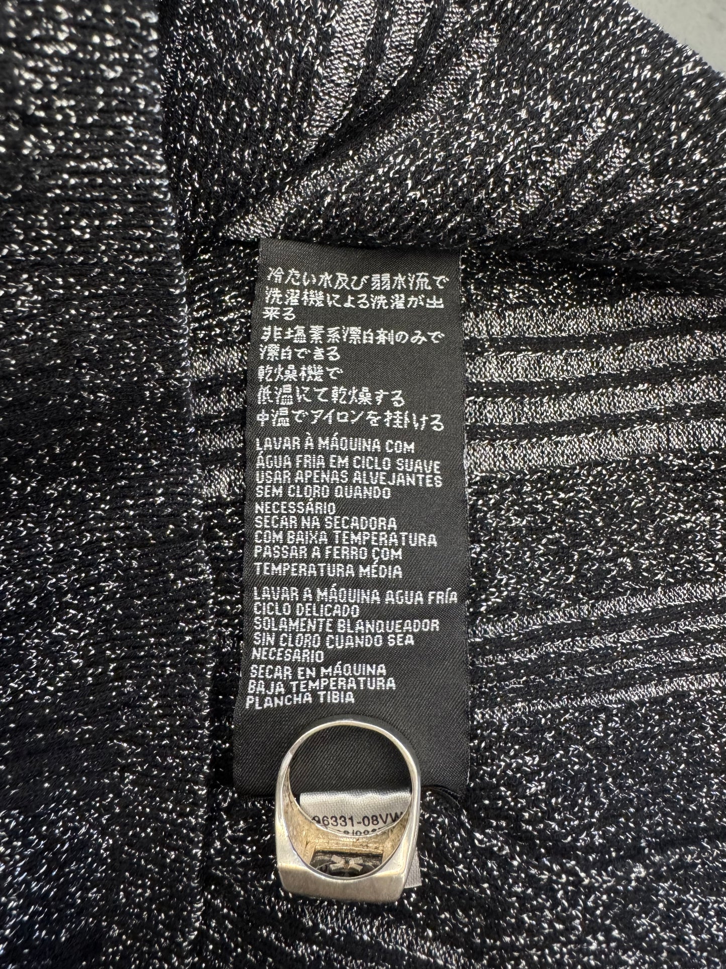VINTAGE WOMEN'S HARLEY-DAVIDSON METALLIC KNIT SWEATER