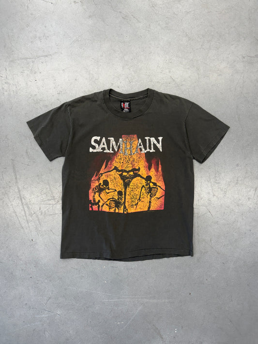 90'S SAMHAIN NOVEMBER COMING FIRE TEE (GIANT TAG)