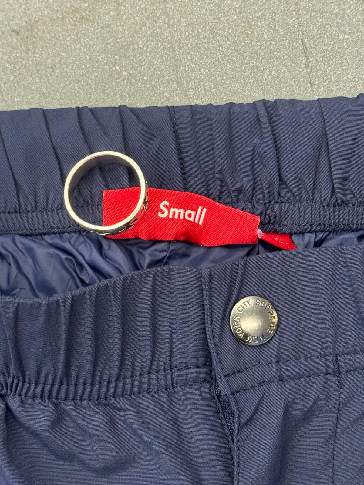 SS25 SUPREME LONG NYLON SHORTS - NAVY
