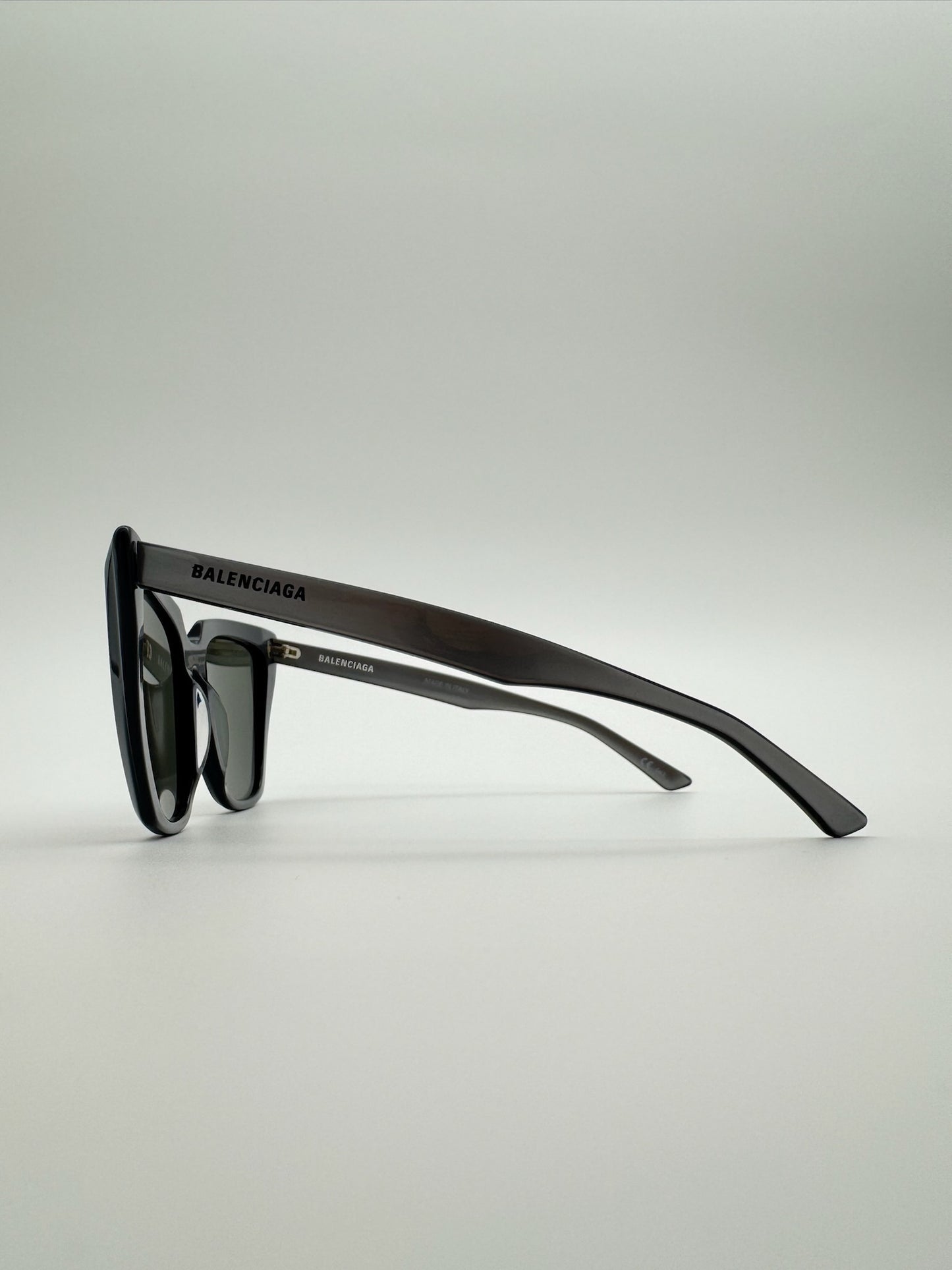 BALENCIAGA SQUARE CAT SUNGLASSES BB0046S 006 SILVER