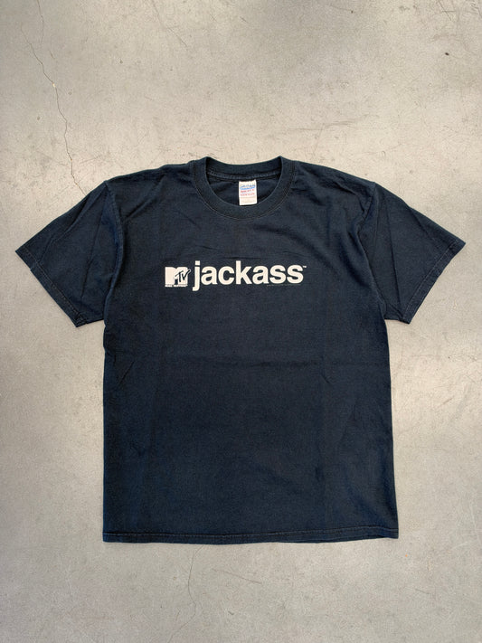 2005 MTV JACKASS LOGO PROMO TEE (GILDAN ACTIVEWEAR TAG)