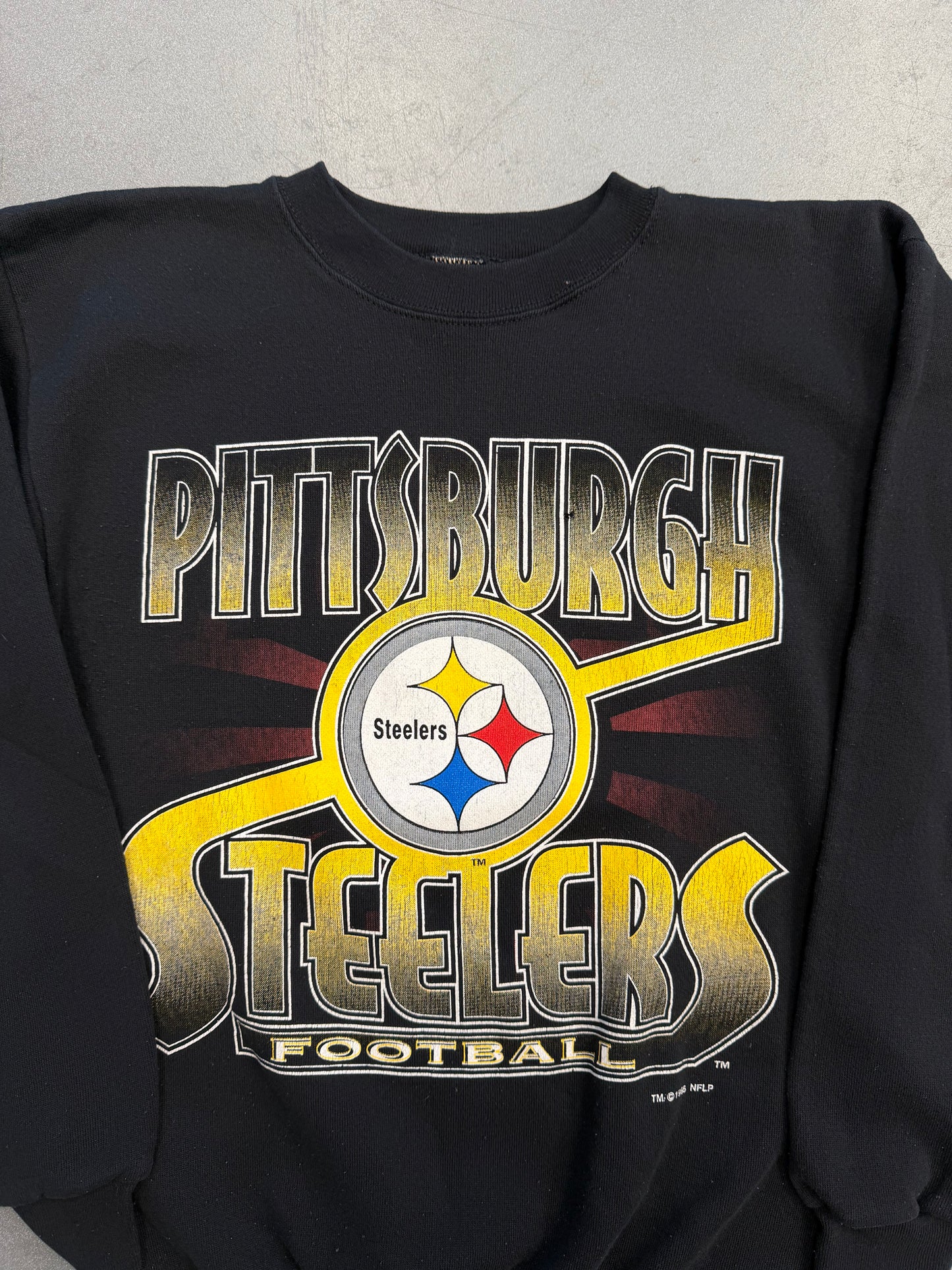 1995 PITTSBURGH STEELERS FOOTBALL CREWNECK (COMPETITOR TAG)