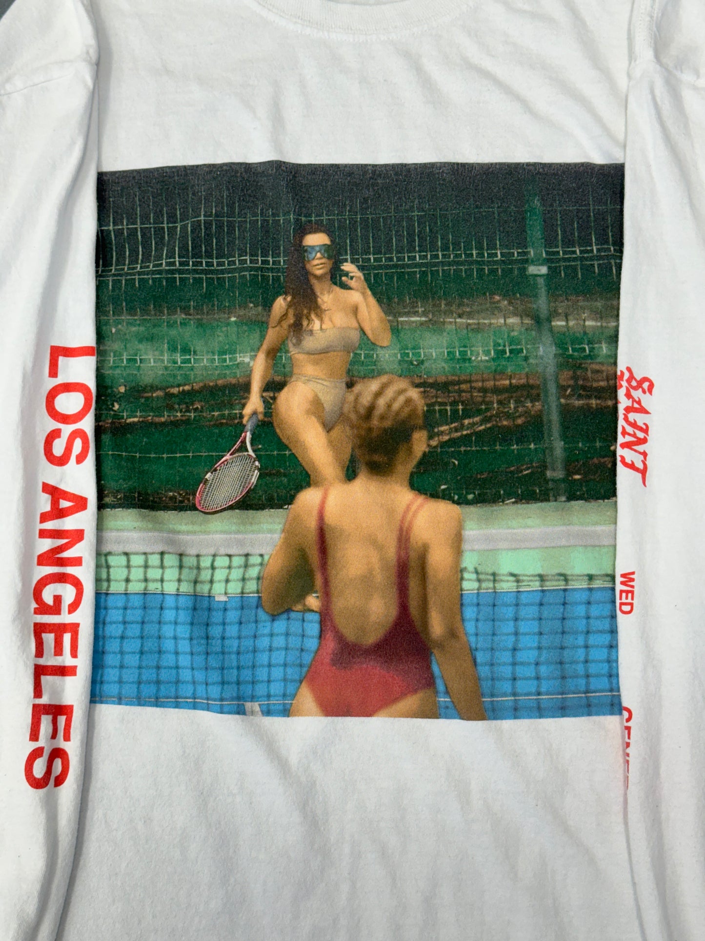 2016 KANYE WEST SAINT PABLO KIM KARDASHIAN LS TEE