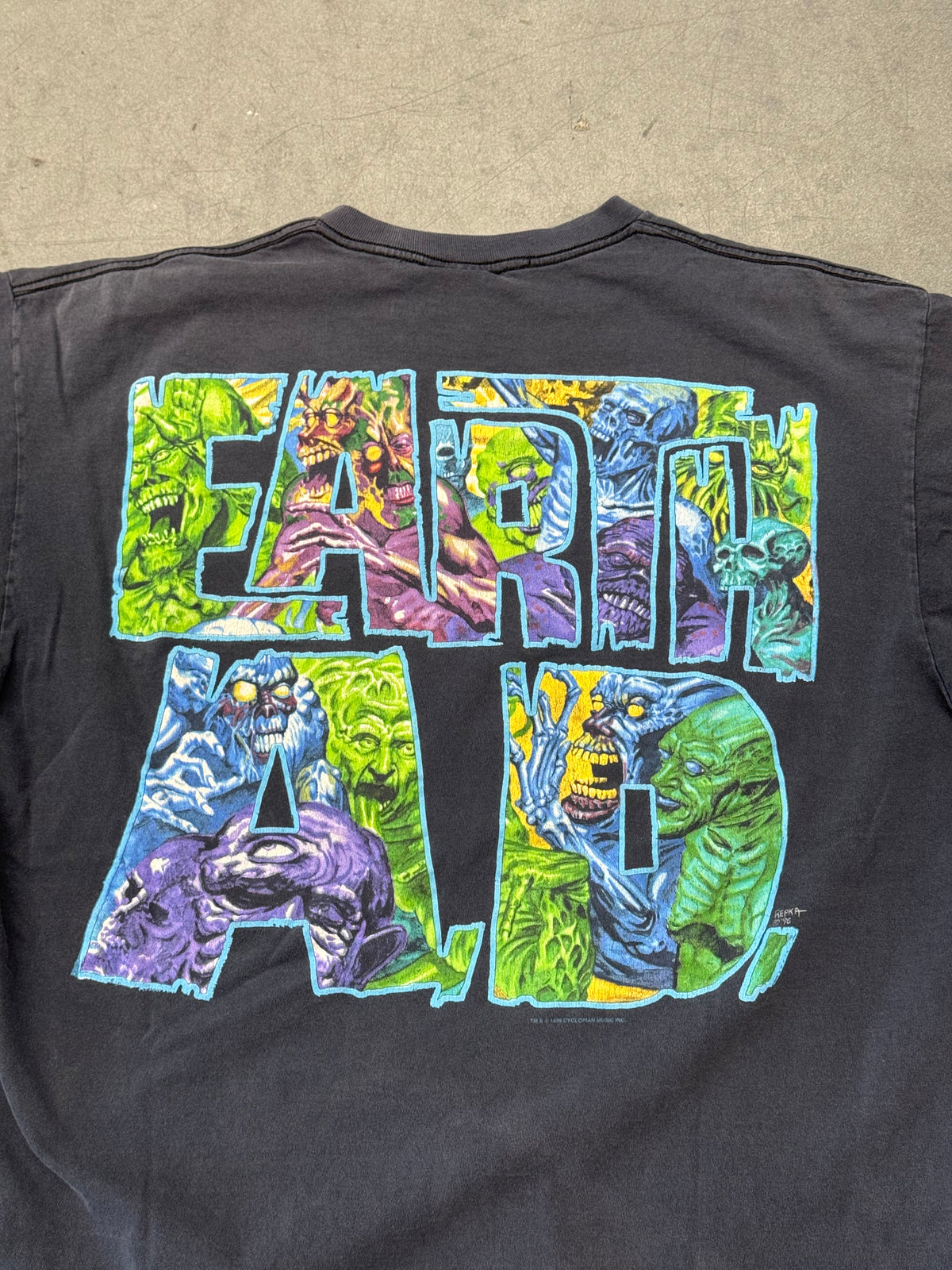 1996 MISFITS EARTH A.D. REPKA ART TEE (WILD OATS TAG)