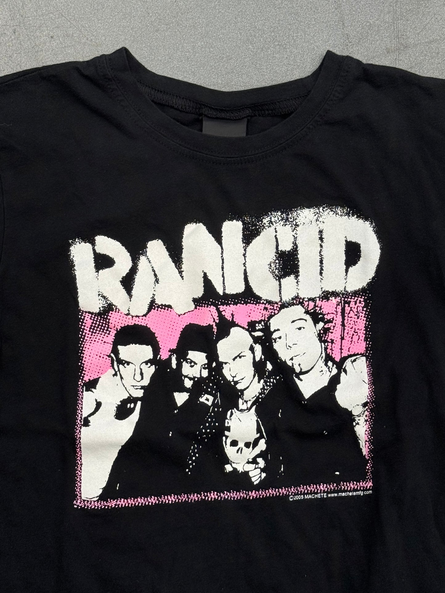 2005 RANCID MACHETE BAND TEE (FADED BLACK TAG)