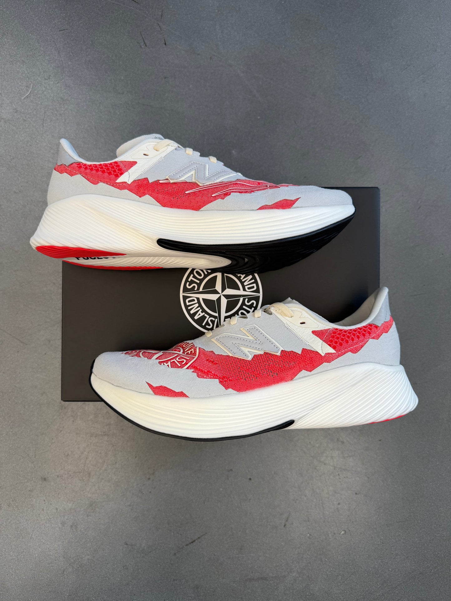 SIZE 12 STONE ISLAND TOKYO DESIGN STUDIO FUELCELL RC ELITE V2 'ENERGY RED' (WITH BOX)