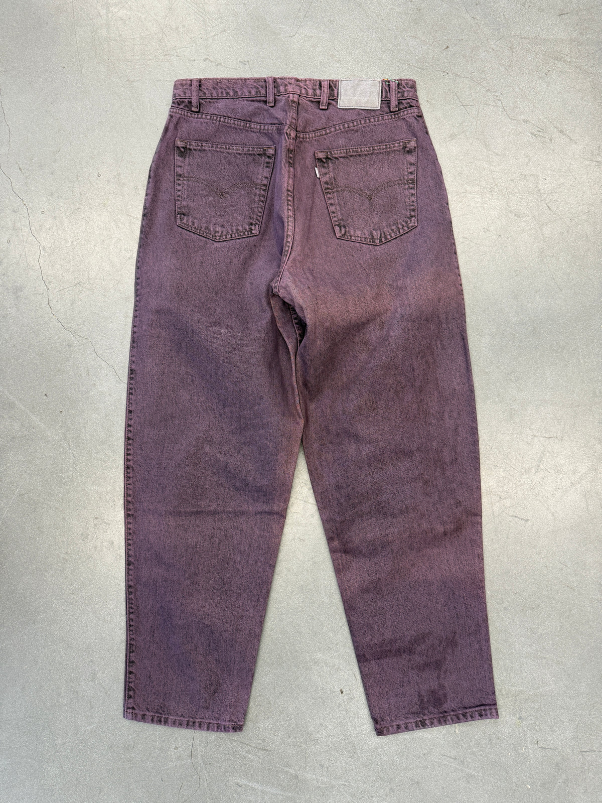 90S LEVI'S SILVERTAB BAGGY JEANS - PURPLE DYE (34X32)