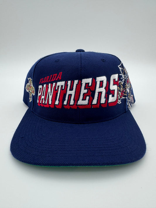 FLORIDA PANTHERS SPORTS SPECIALTIES GRID LOGO SNAPBACK HAT - NWT