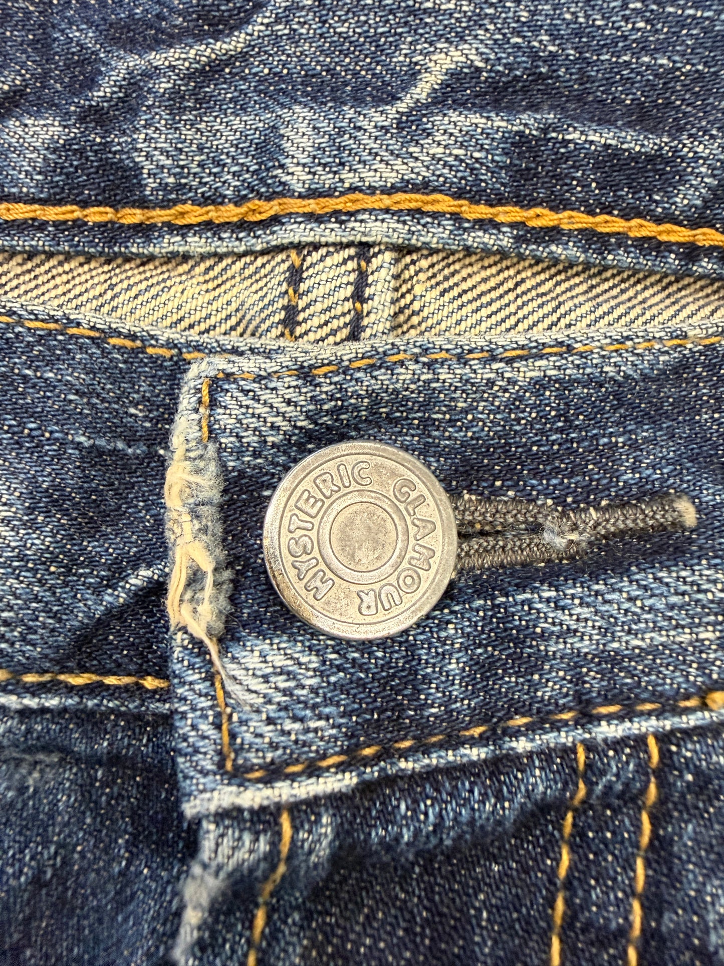 VINTAGE HYSTERIC GLAMOUR TOO DRUNK TO FUCK JEANS