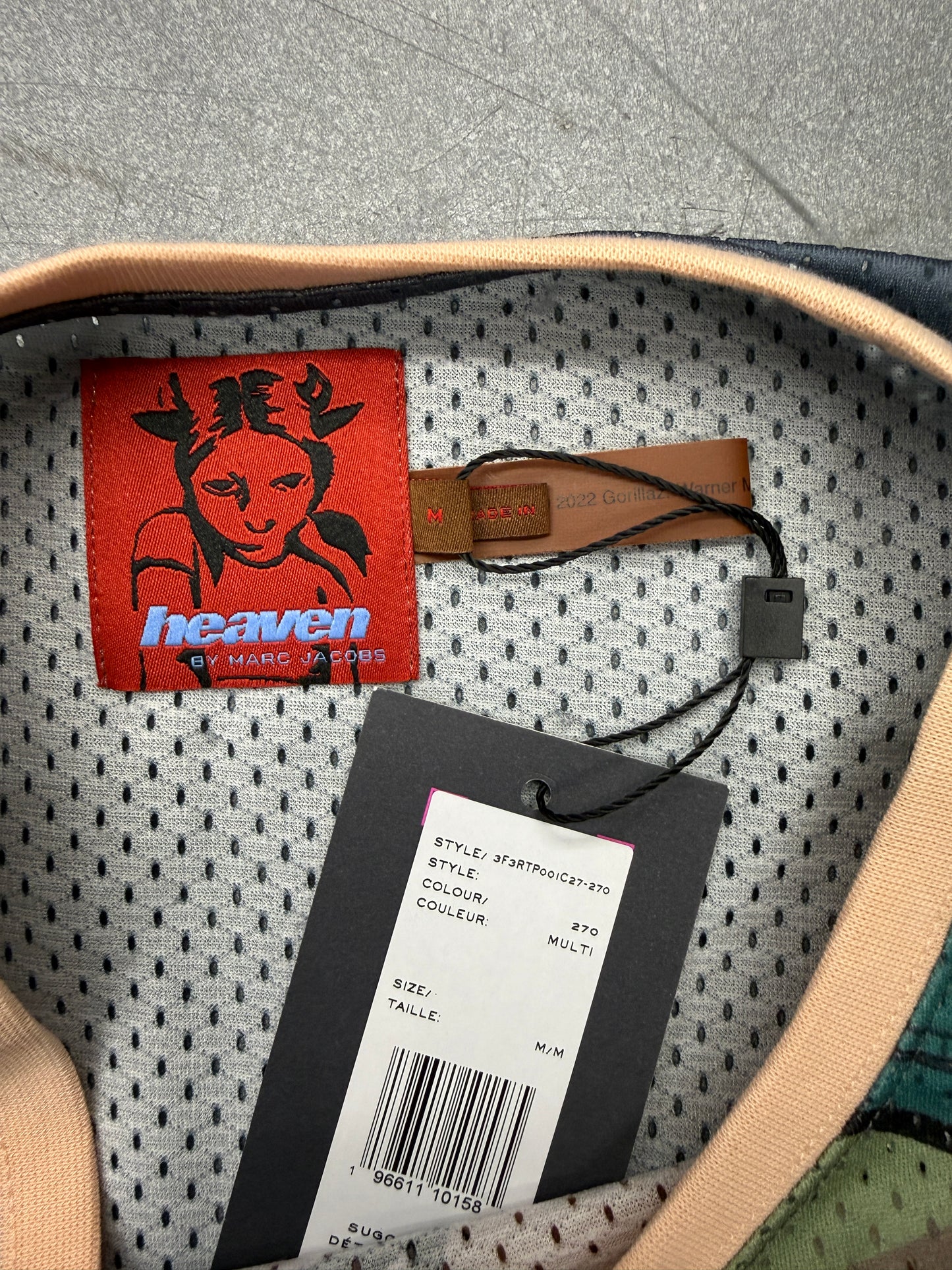 HEAVEN BY MARC JACOBS GORILLAZ MESH JERSEY