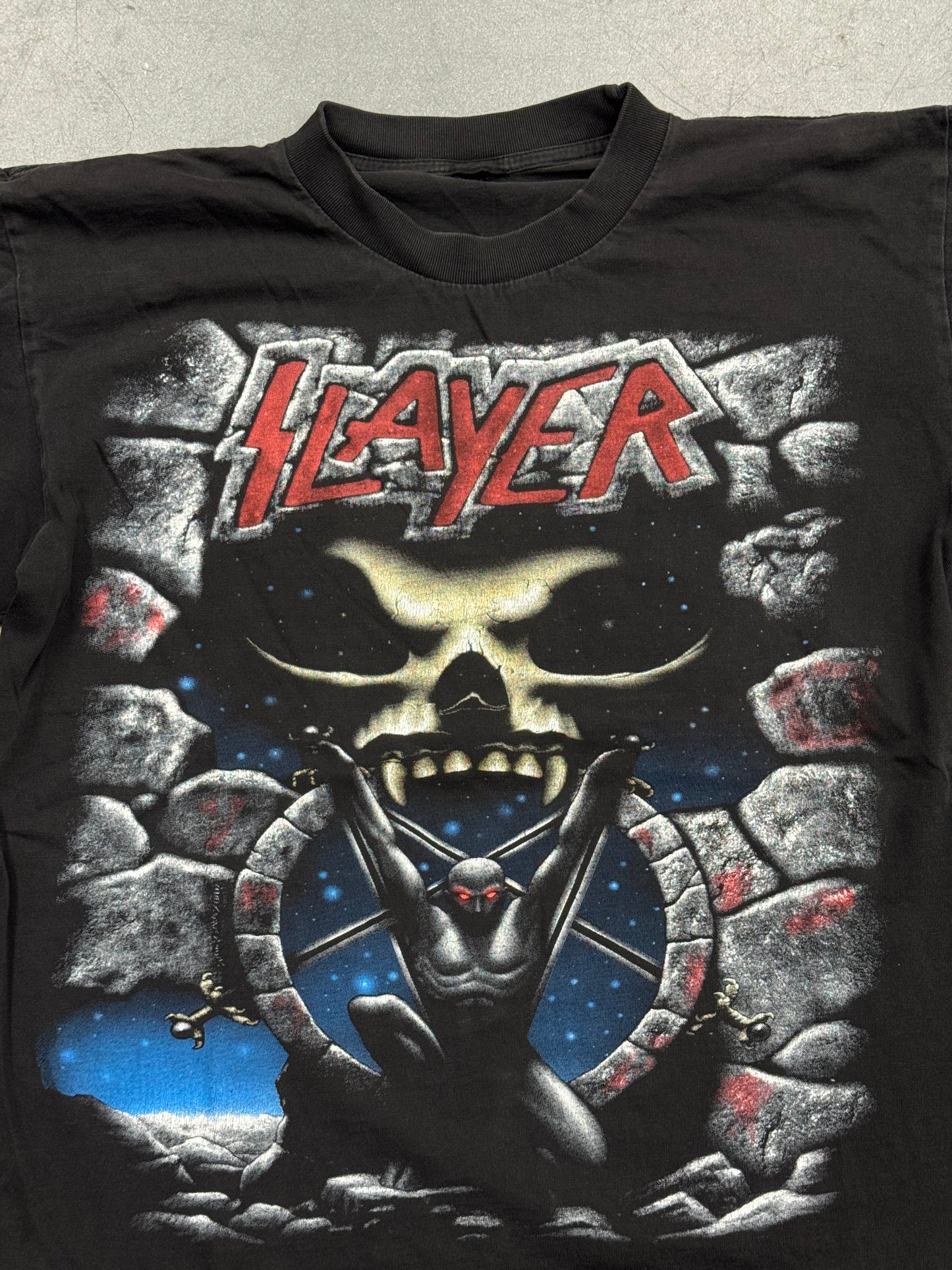 90'S SLAYER EURO BOOTLEG TEE (PULLED TAG)