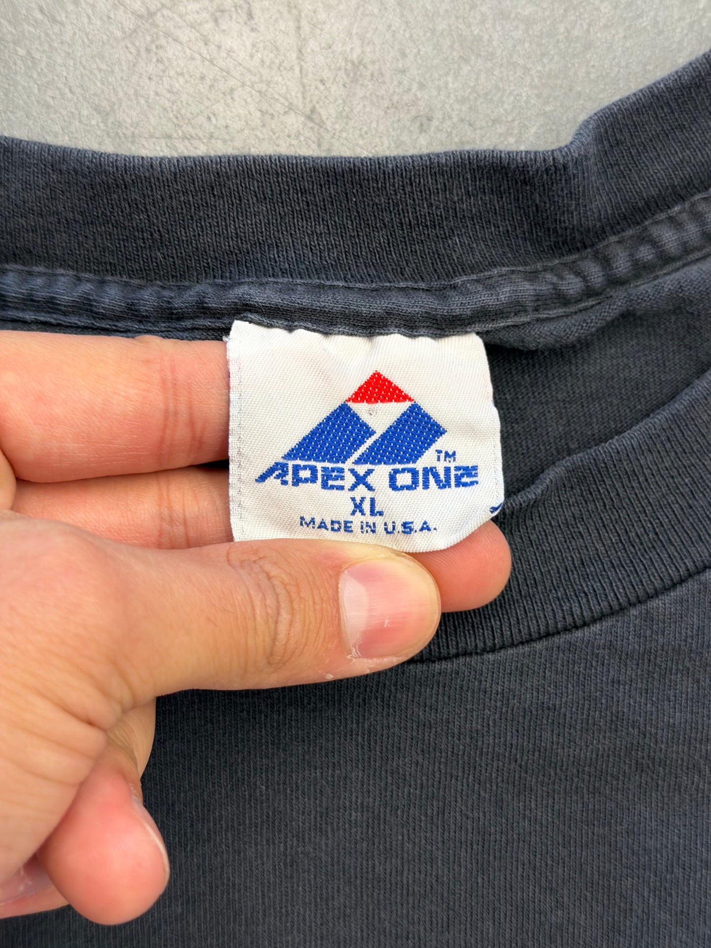 1991 WORLD CUP '94 USA SOCCER BALL FACE TEE (APEX ONE TAG)