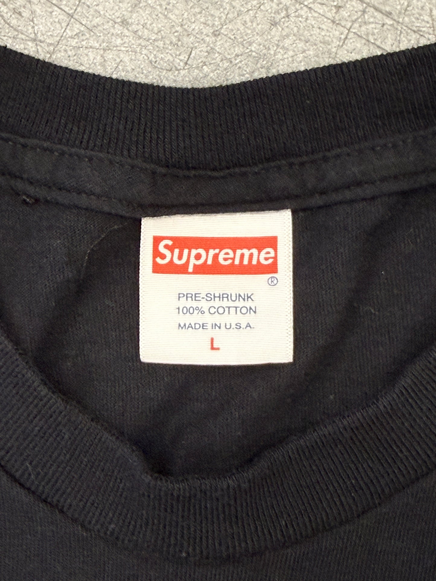 SS17 SUPREME LARRY CLARK GIRL TEE - BLACK