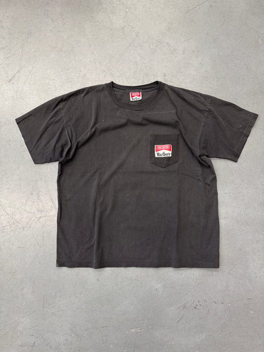 90'S MARLBORO UNLIMITED TRAIN FADED POCKET TEE (MARLBORO UNLIMITED TAG)