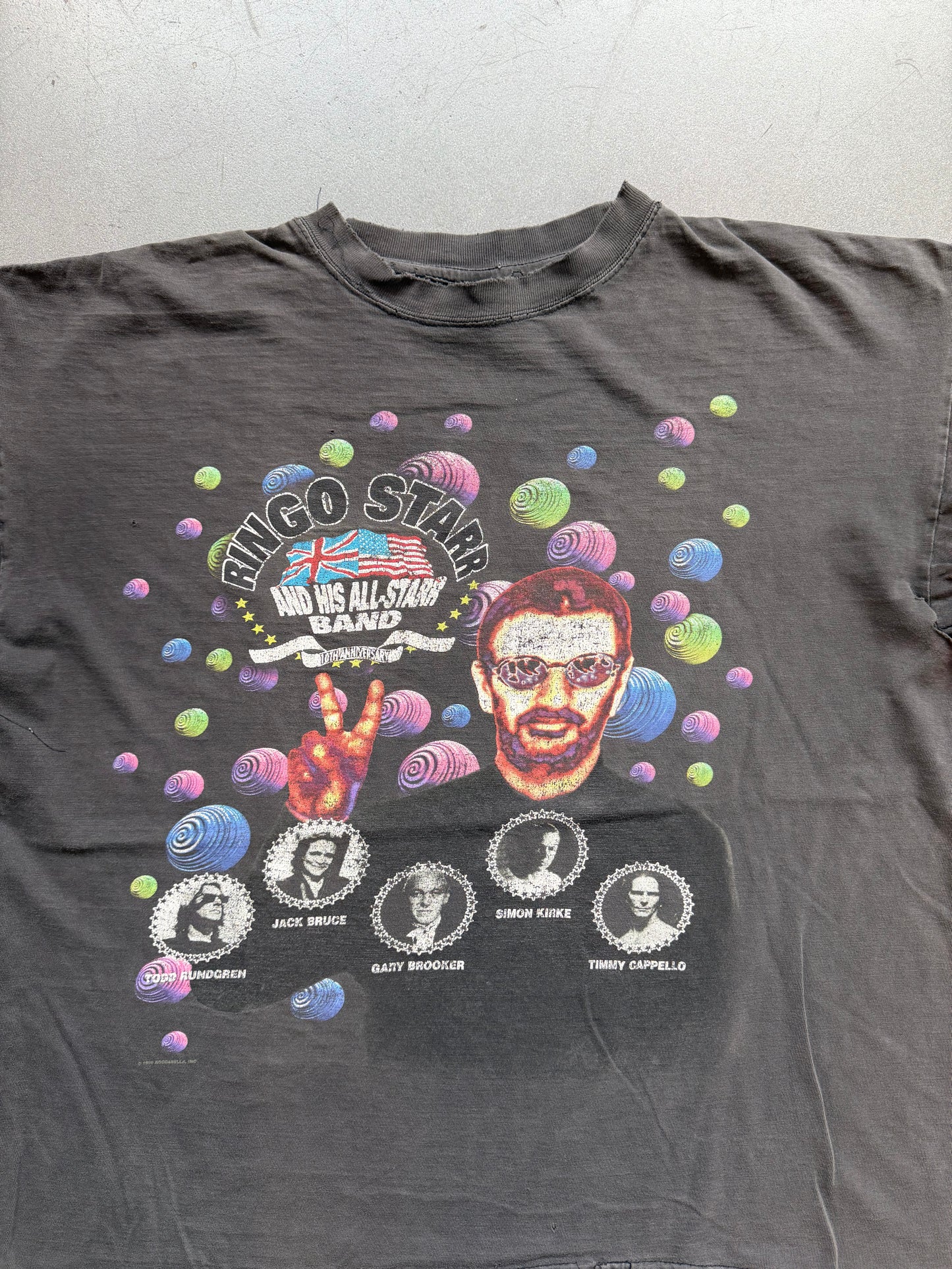 1999 RINGO STARR AND HIS ALL-STARR BAND TEE (GALUMO TAG)