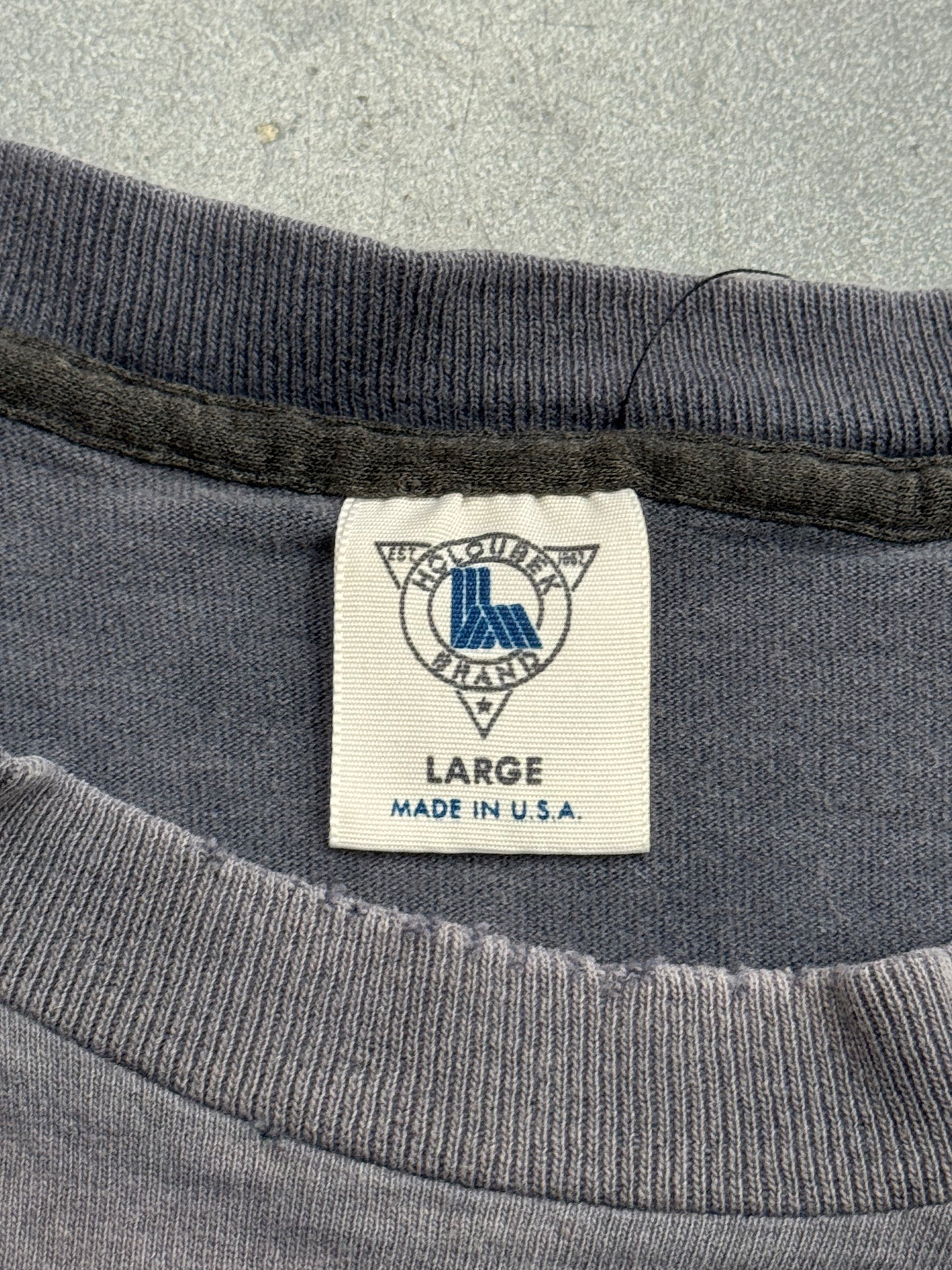 1988 HARLEY-DAVIDSON WASHINGTO D.C. " THE LAST GREAT AMERICAN" TEE (HOLOUBEK TAG)