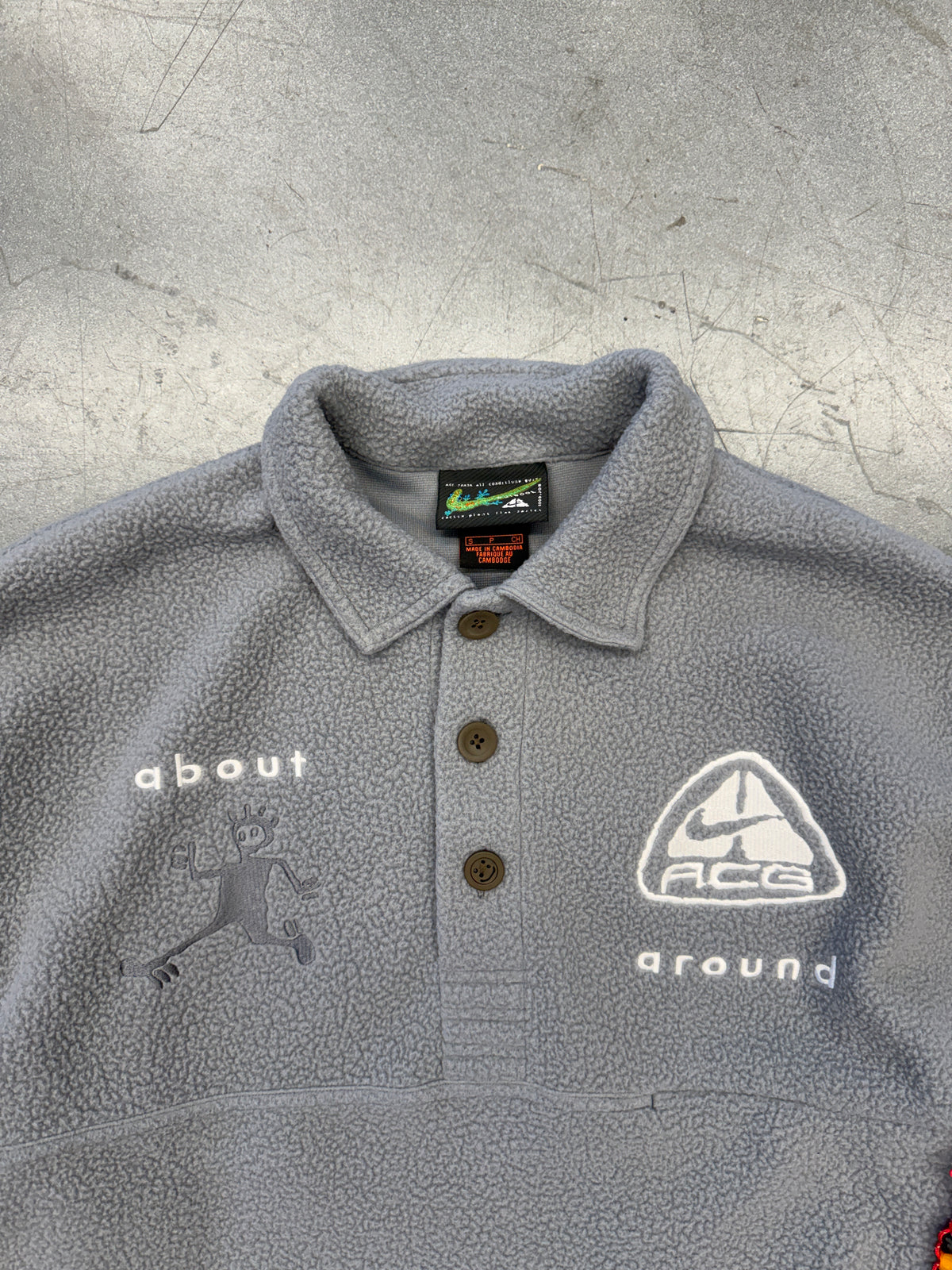SS26 NIKE ACG X CPFM LONG SLEEVE POLO (CACTUS PLANT FLEA MARKET)
