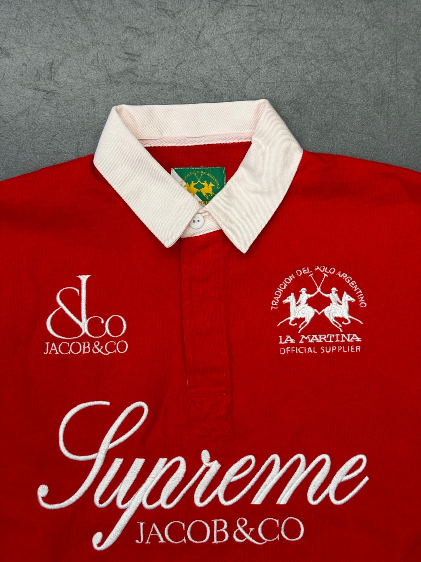 SS26 SUPREME LA MARTINA JACOB & CO RUGBY LS SHIRT