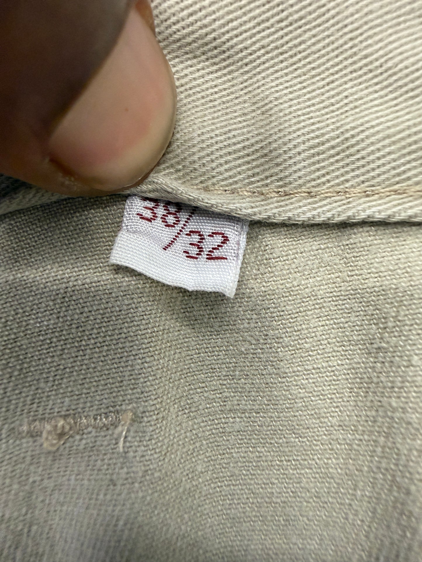 00'S WU-WEAR ORIGINAL JEANS BAGGY KHAKI PANTS