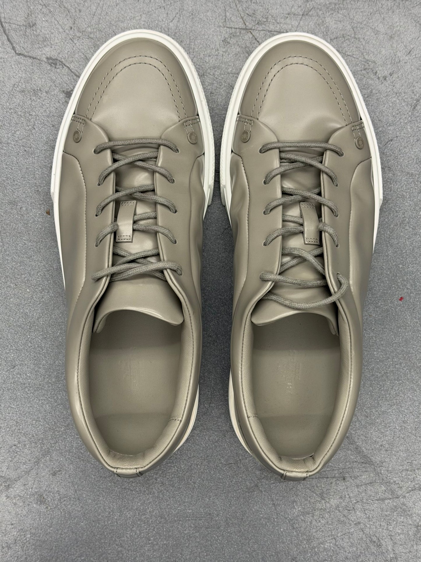 SIZE 42 HERMES IRWIN SNEAKERS - GREY (NO BOX)