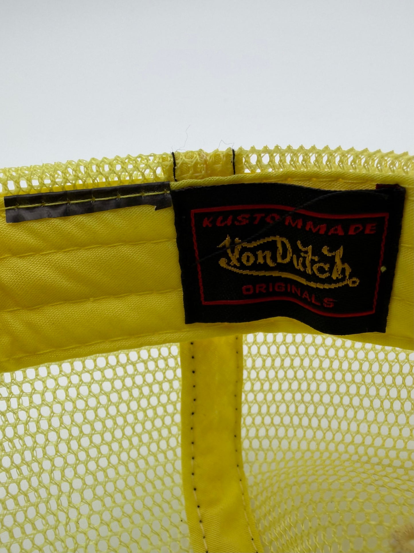 VON DUTCH TRUCKER HAT BLACK/YELLOW