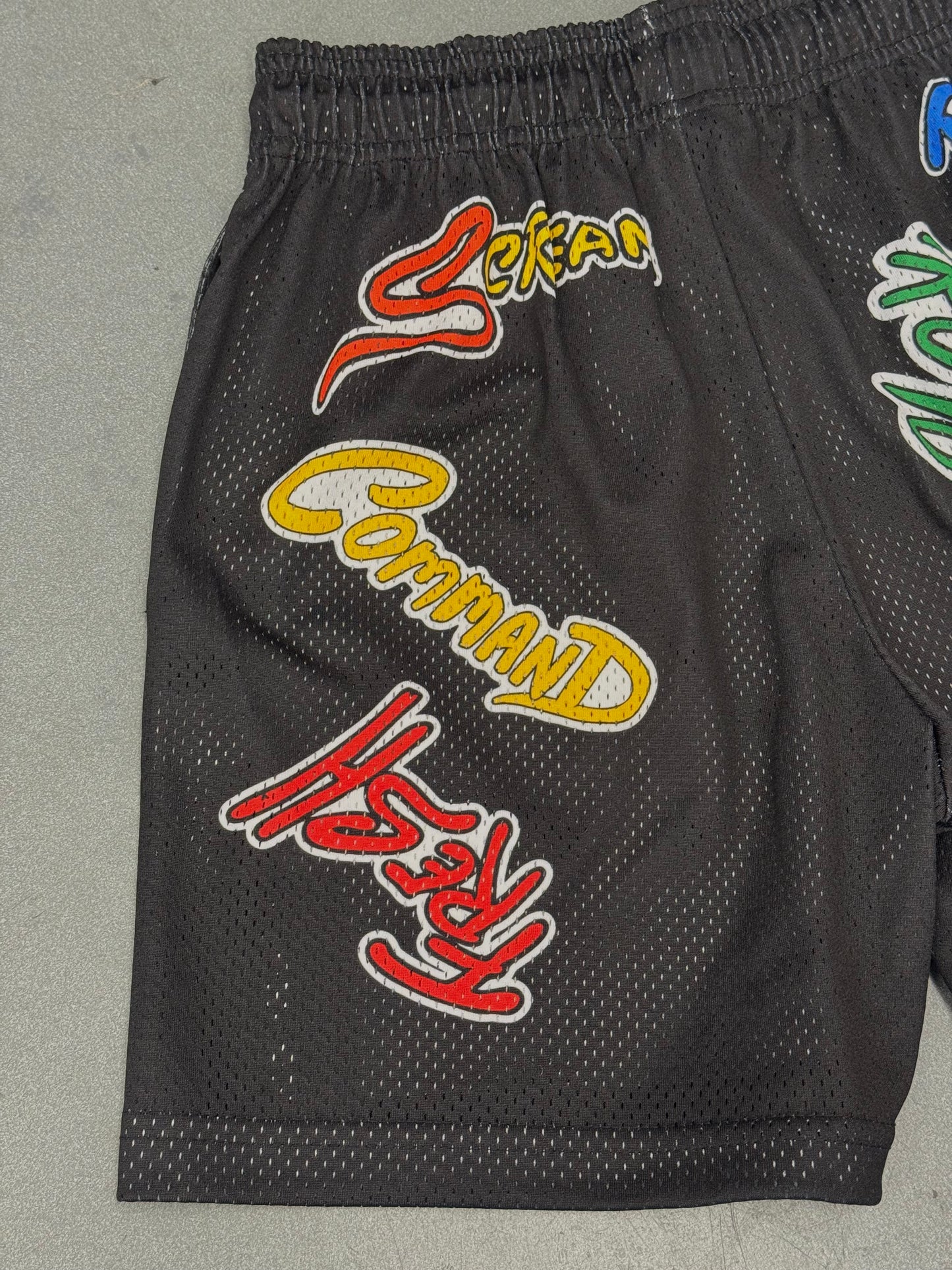 2025 ERIC EMANUEL X MATTY BOY EE SHORTS - BLACK/BLUE