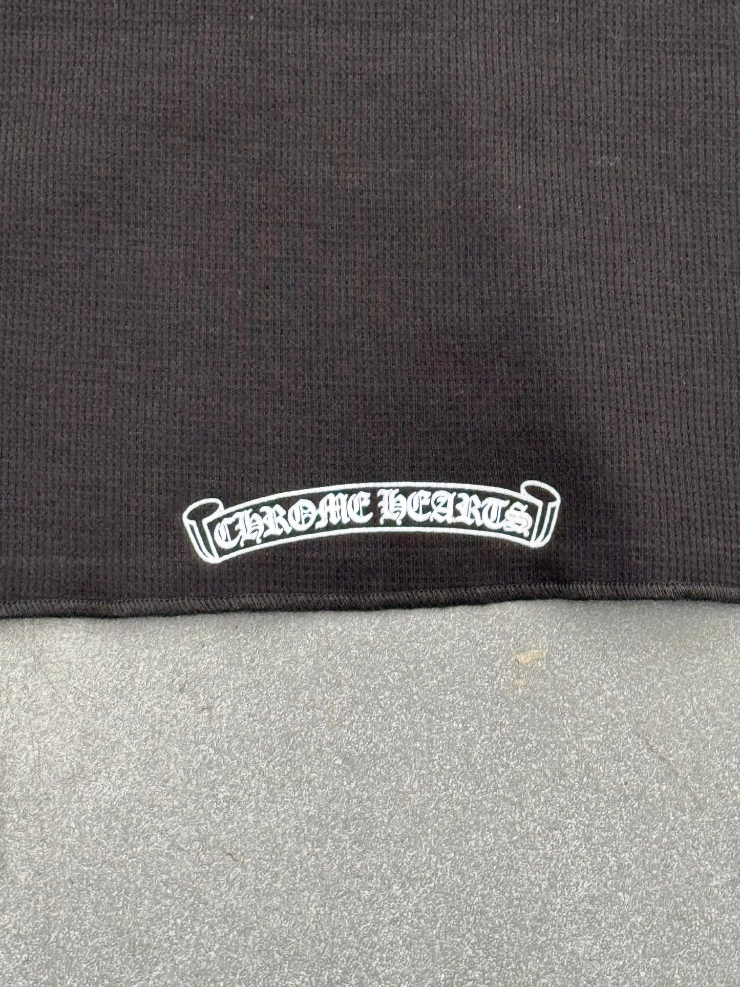 CHROME HEARTS FLORAL LS THERMAL  - BLACK/WHITE
