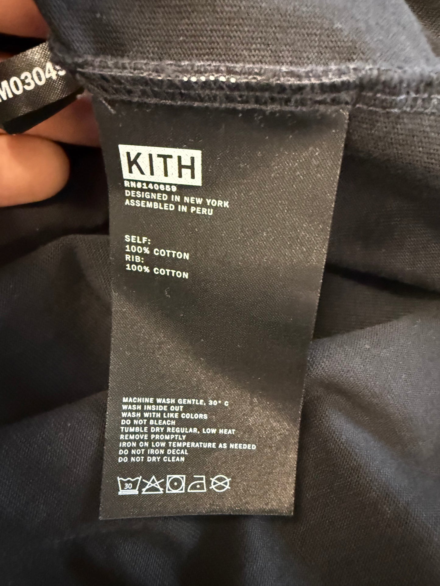 SS22 KITH THE WIRE SOUNDWAVE TEE - BLACK (2XL)