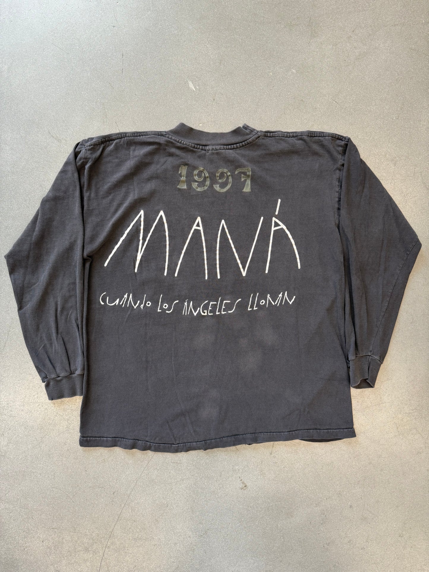 1997 MANA CUANDO LOS ANGELES LLORANO LONGSLEEVE BAND TEE