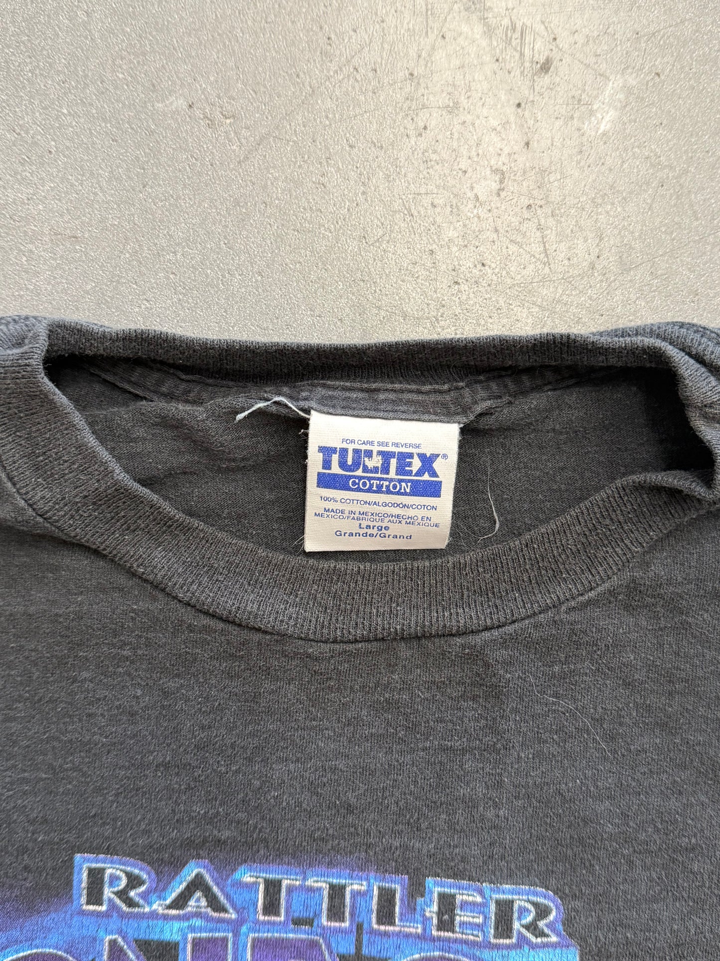 1998 WWF STONE COLD STEVE AUSTIN RATTLER SHADOW TEE (TULTEX TAG)
