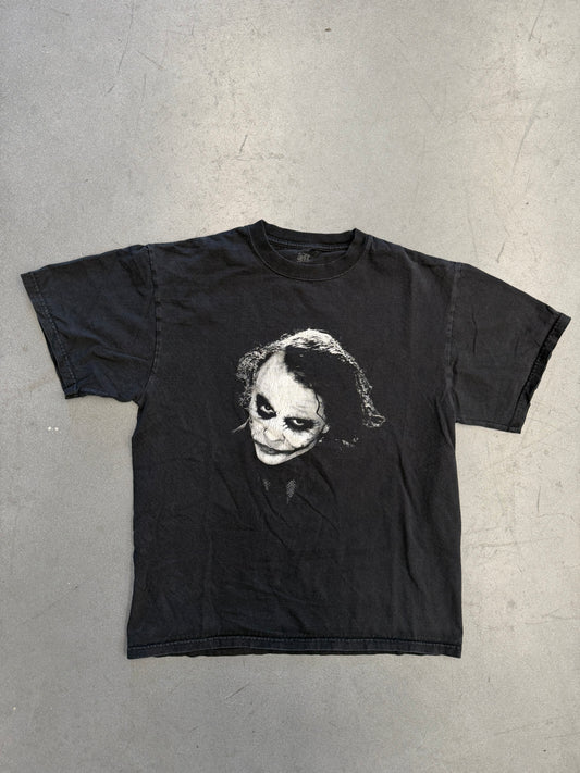 Y2K DARK KNIGHT THE JOKER TEE (SCREENPRINTED GIANT TAG)