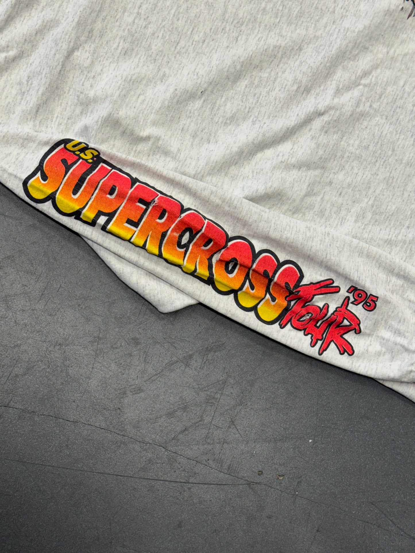 1995 AMA U.S. SUPER CROSS TOUR LS TEE (ONEITA TAG)