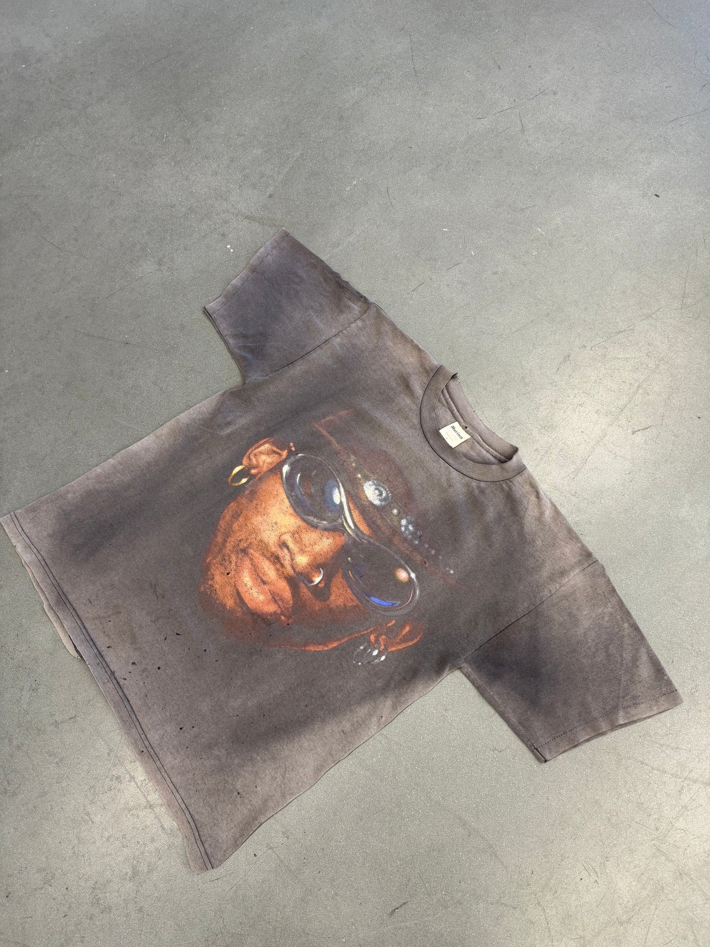 90'S DENNIS RODMAN COWBOY HAT FADED TEE (MURINA TAG)