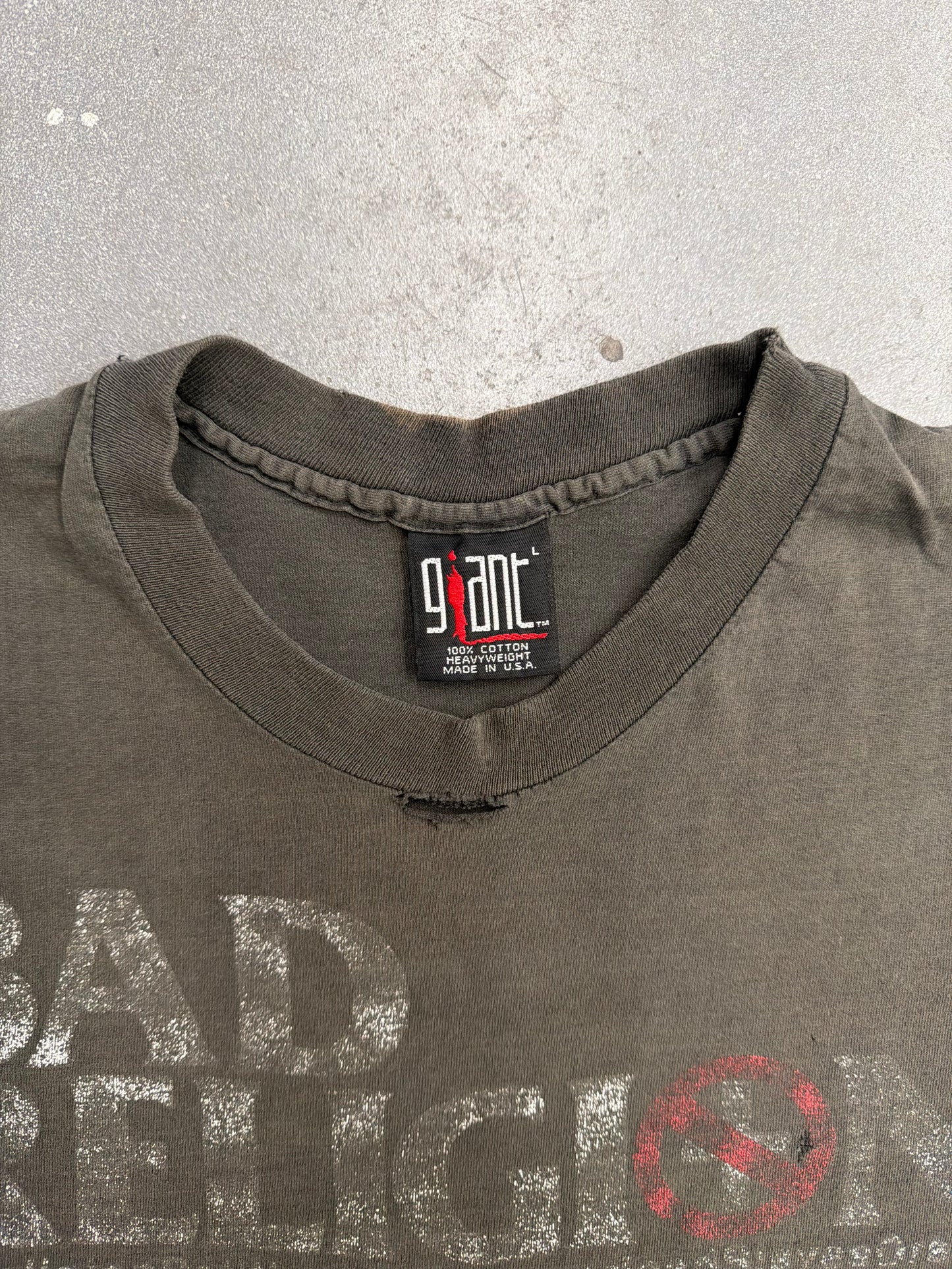 90'S BAD RELIGION LYRICS TEE (GIANT TAG)