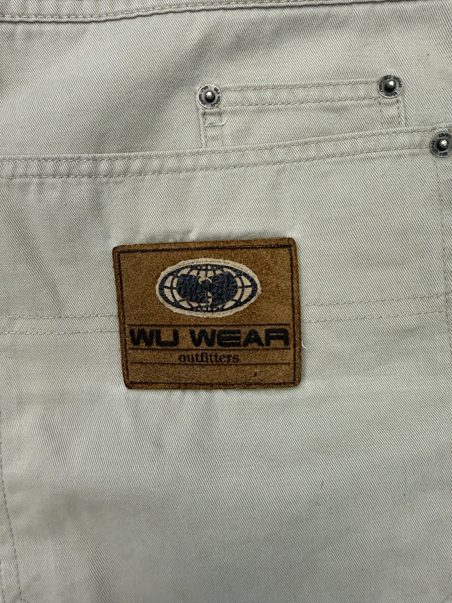 00'S WU-WEAR ORIGINAL JEANS BAGGY KHAKI PANTS