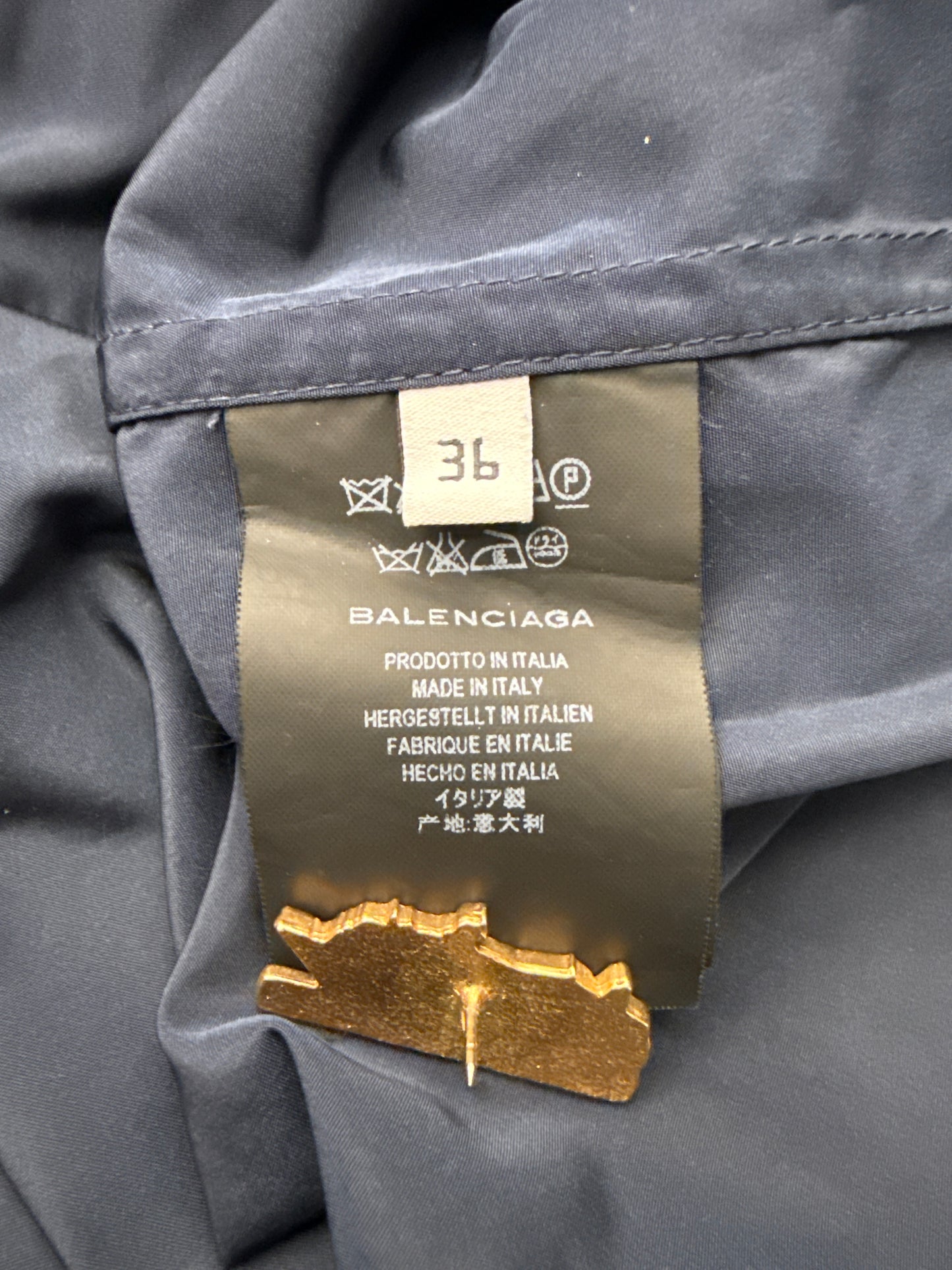 BALENCIAGA WEBSITE LINK BUTTON UP PARKA