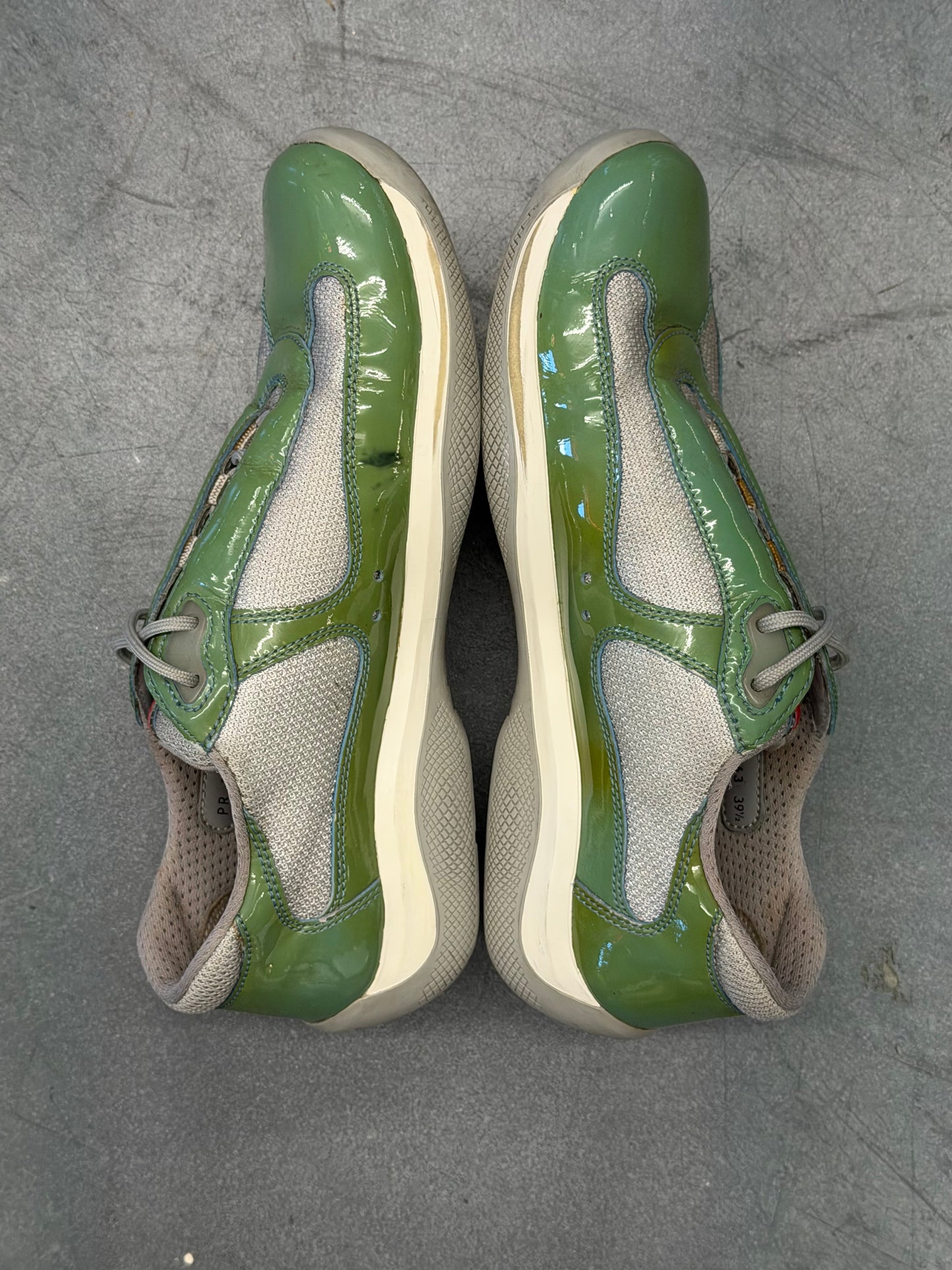 PRADA AMERICA'S CUP SNEAKER - GREEN (W/O BOX)