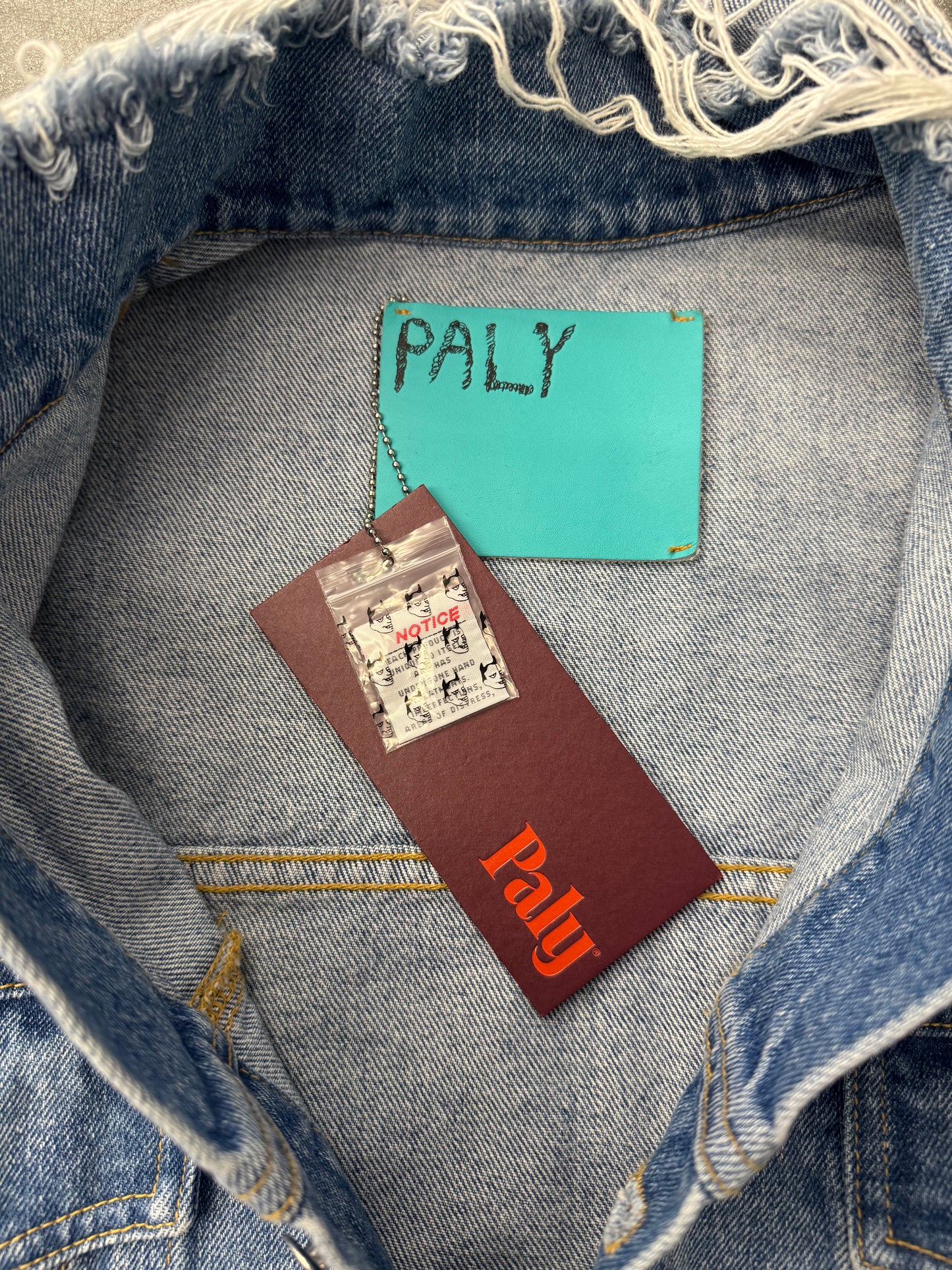 PALY HOLLYWOOD TRY-HARD DENIM TRUCKER JACKET